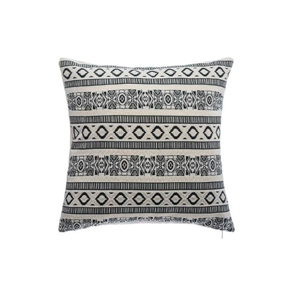 Coussin Déco Déhoussable «Ethniko» 40x40cm Vert