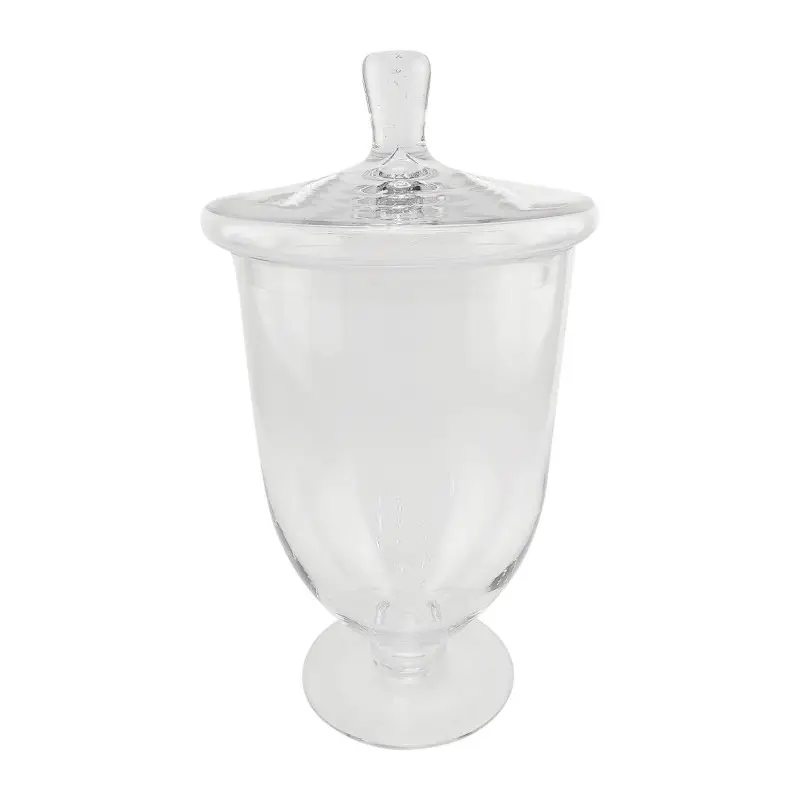 Coupe couvercle Eloise verre transparent 21x38x21cm