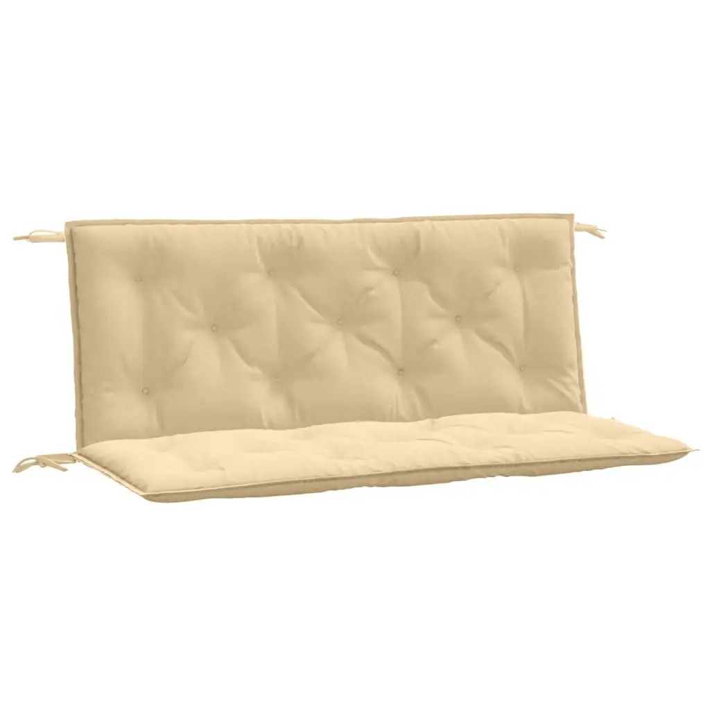 Coussins de banc de jardin lot de 2 | Coussins d’extérieur beige mélangé tissu Maison Chic
