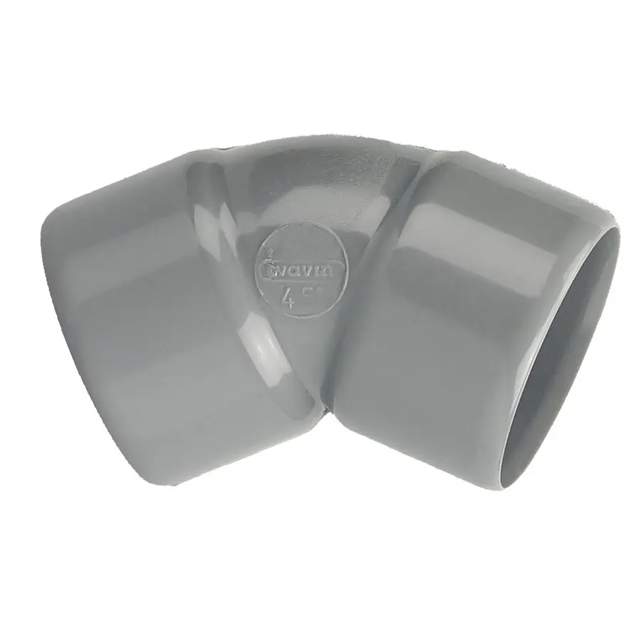 Coude PVC double Femelle 45° D32 – WAVIN – 3026068