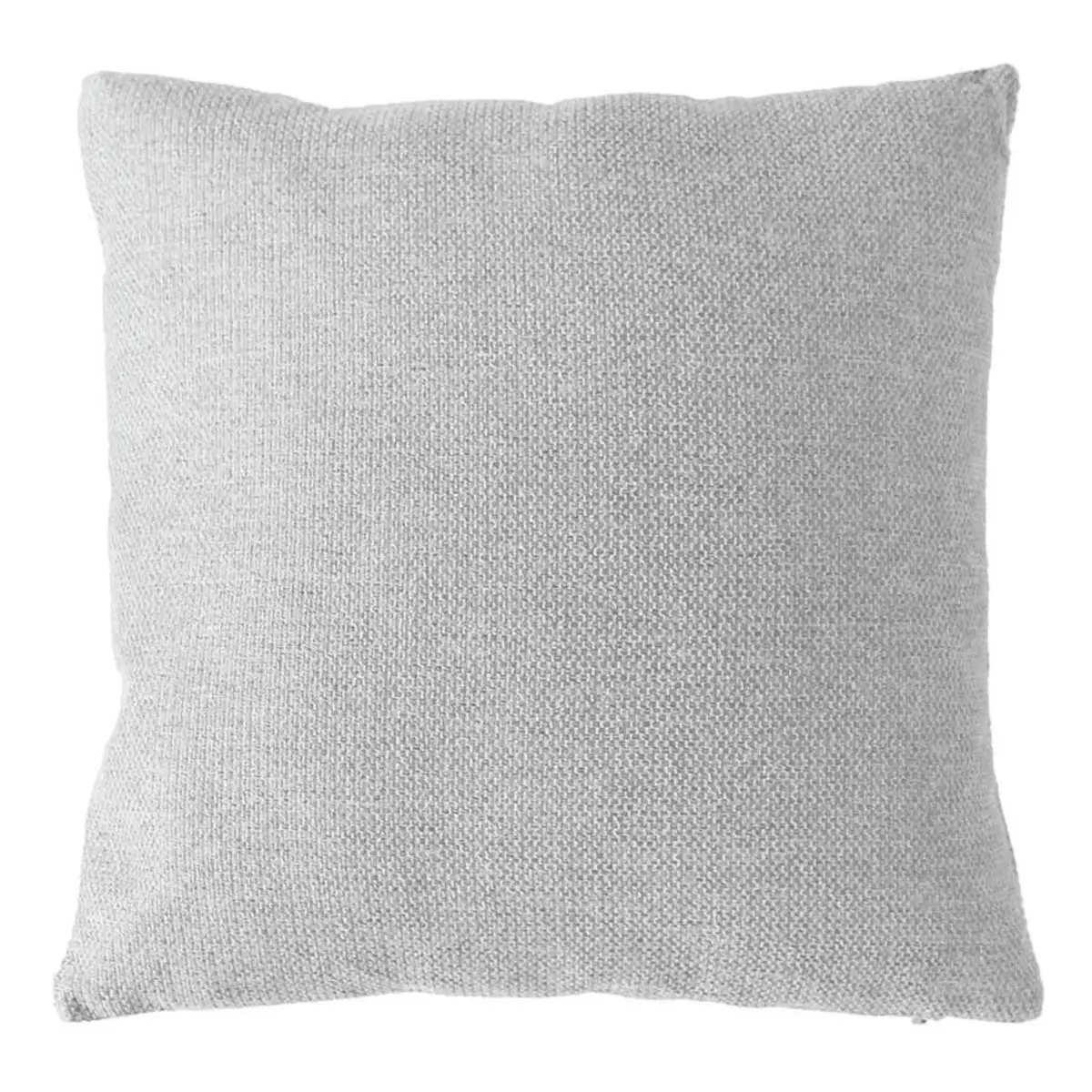 Coussin Déco en Velours «Lagarta» 40x40cm Gris Clair