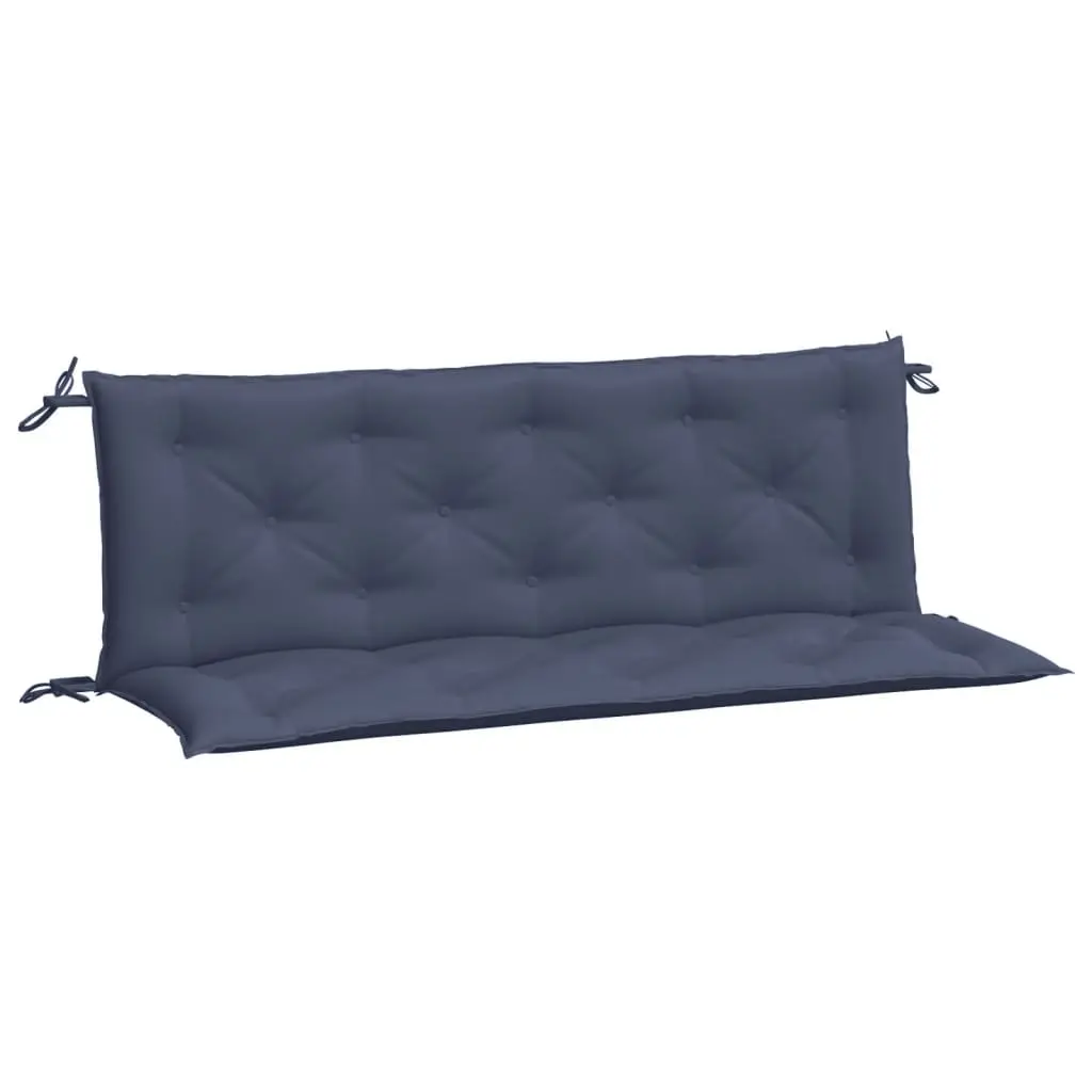 Coussins de banc de jardin lot de 2 | Coussins d’extérieur bleu marine 150x50x7 cm Maison Chic