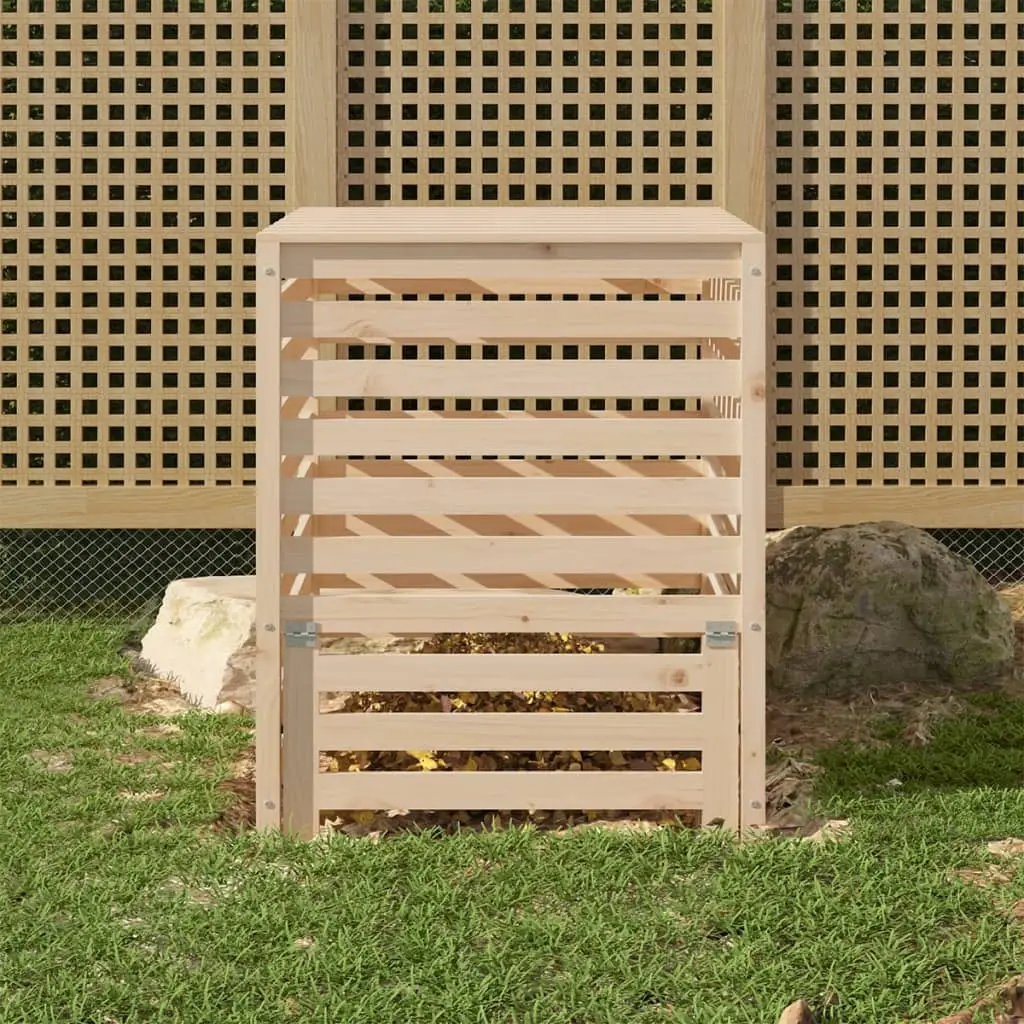 Composteur 82,5×82,5×99,5 cm Bois massif de pin vidaXL 823815
