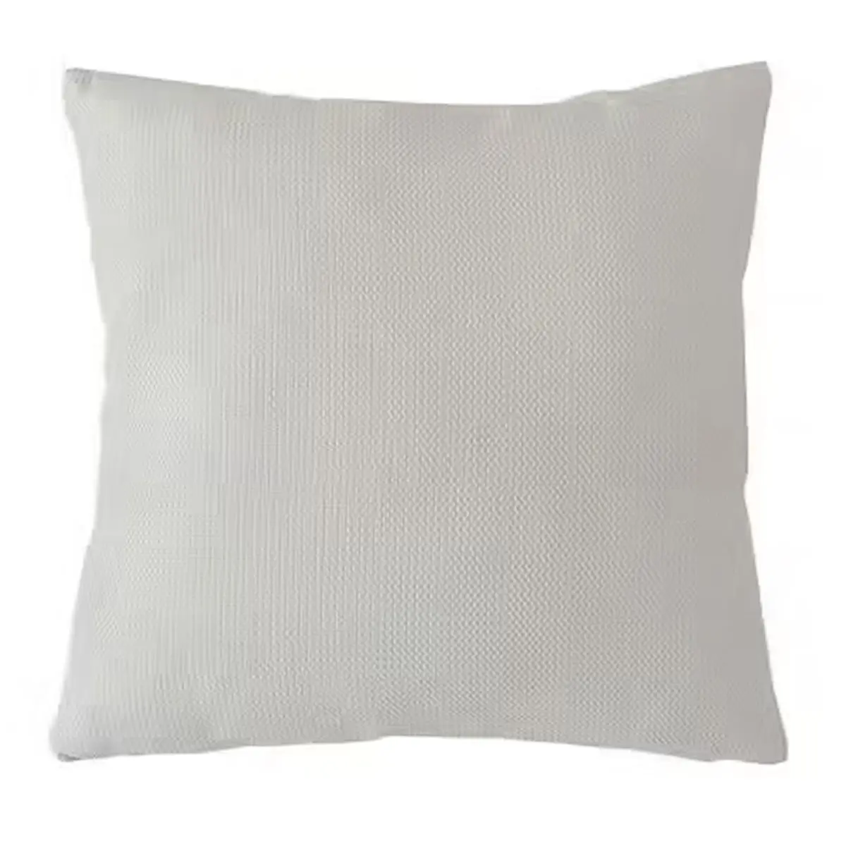 Coussin Déco en Velours «Lagarta» 40x40cm Écru