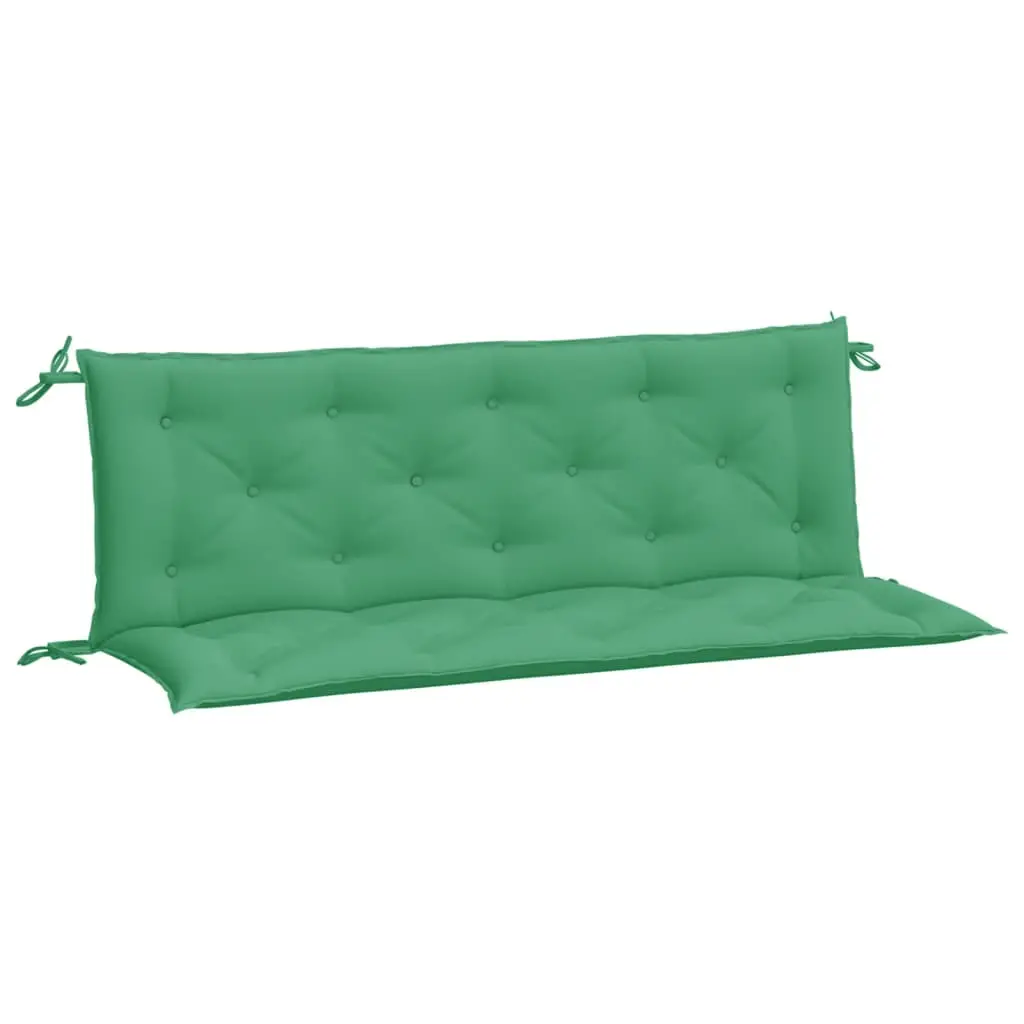 Coussins de banc jardin lot de 2 | Coussins d’extérieur vert 150x50x7 cm tissu Oxford Maison Chic