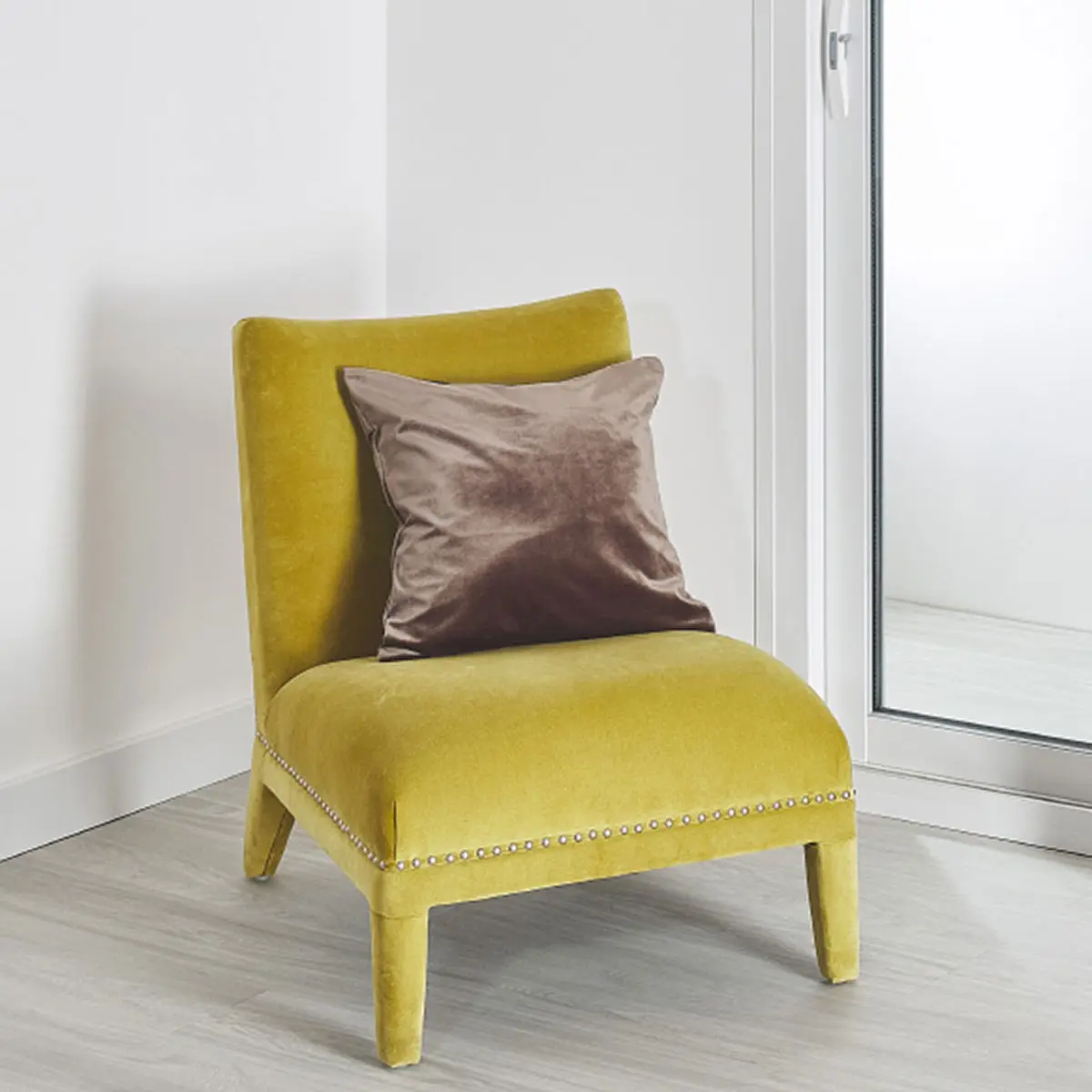 Coussin velours uni déhoussable – HOME MAISON