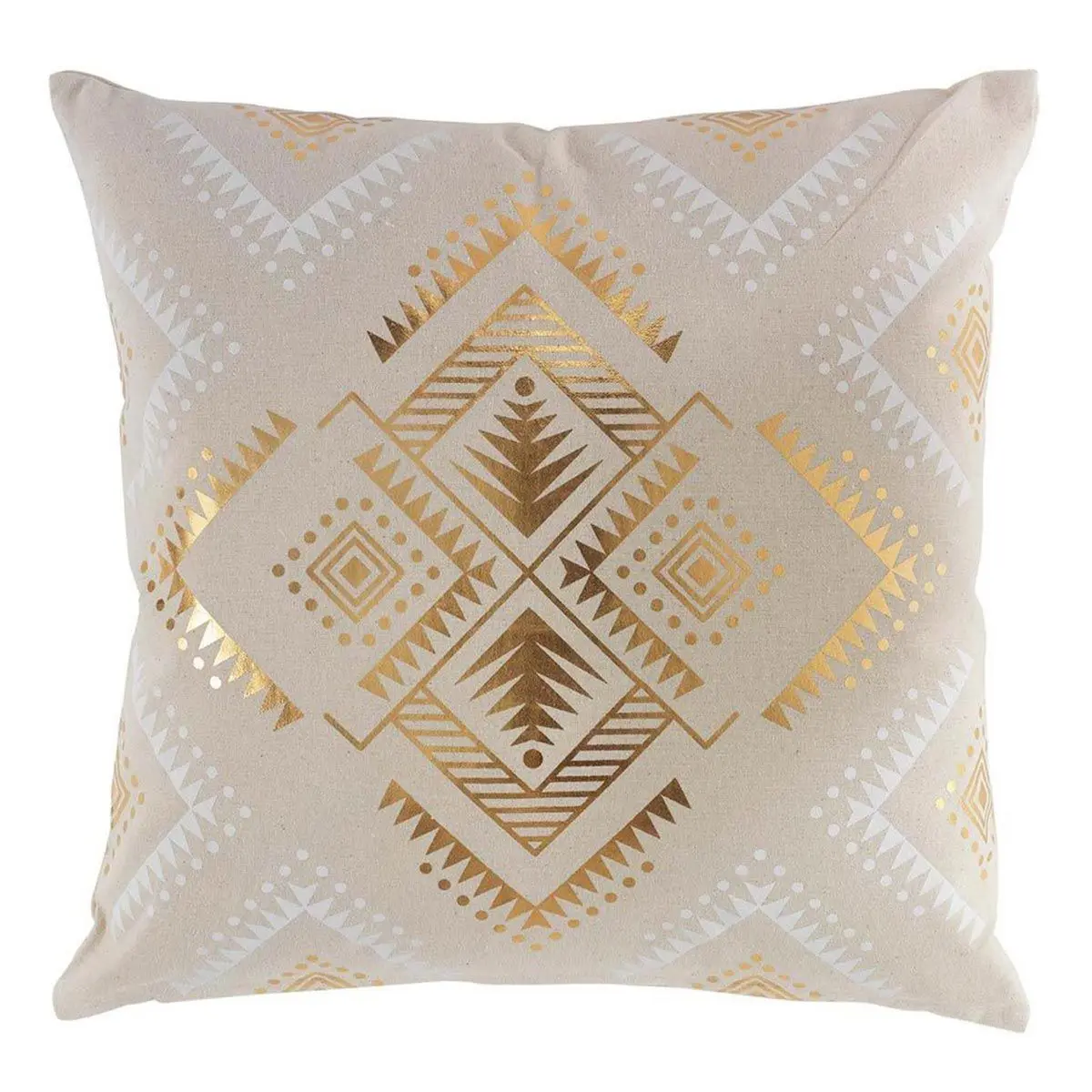 Coussin Déco Déhoussable «Cybele» 45x45cm Beige