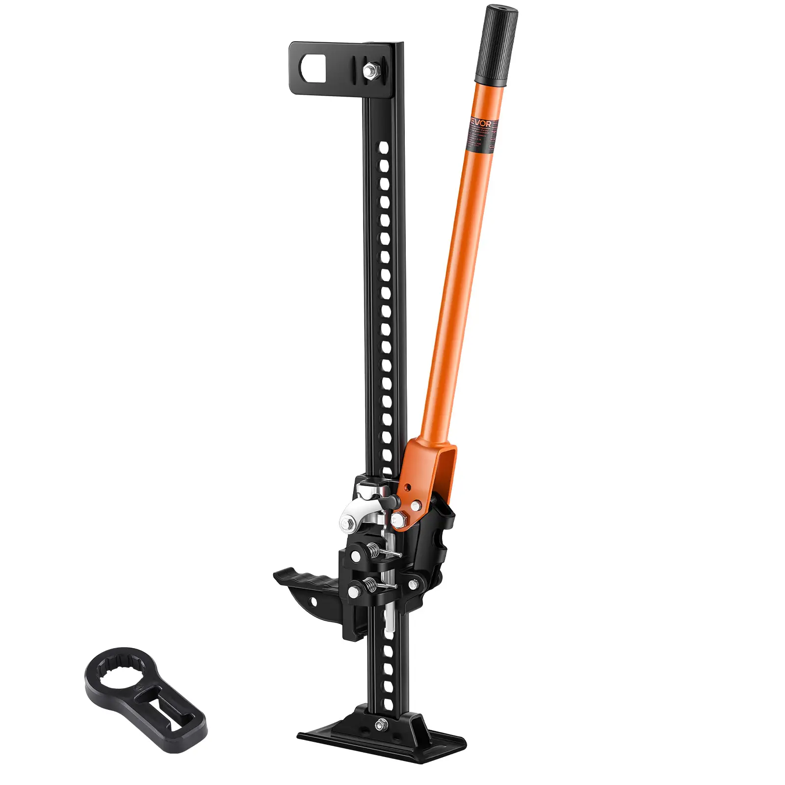 VEVOR Cric tout-terrain 4×4 3.18t, crémaillère Hi-Lift 86cm, levage 13-71cm.