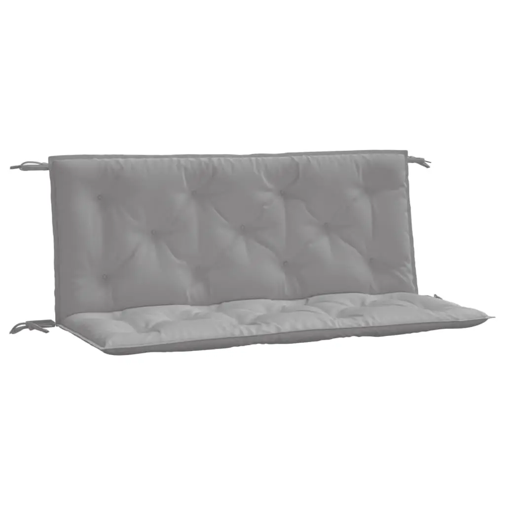 Coussins de banc jardin lot de 2 | Coussins d’extérieur gris 120x50x7 cm tissu Oxford Maison Chic
