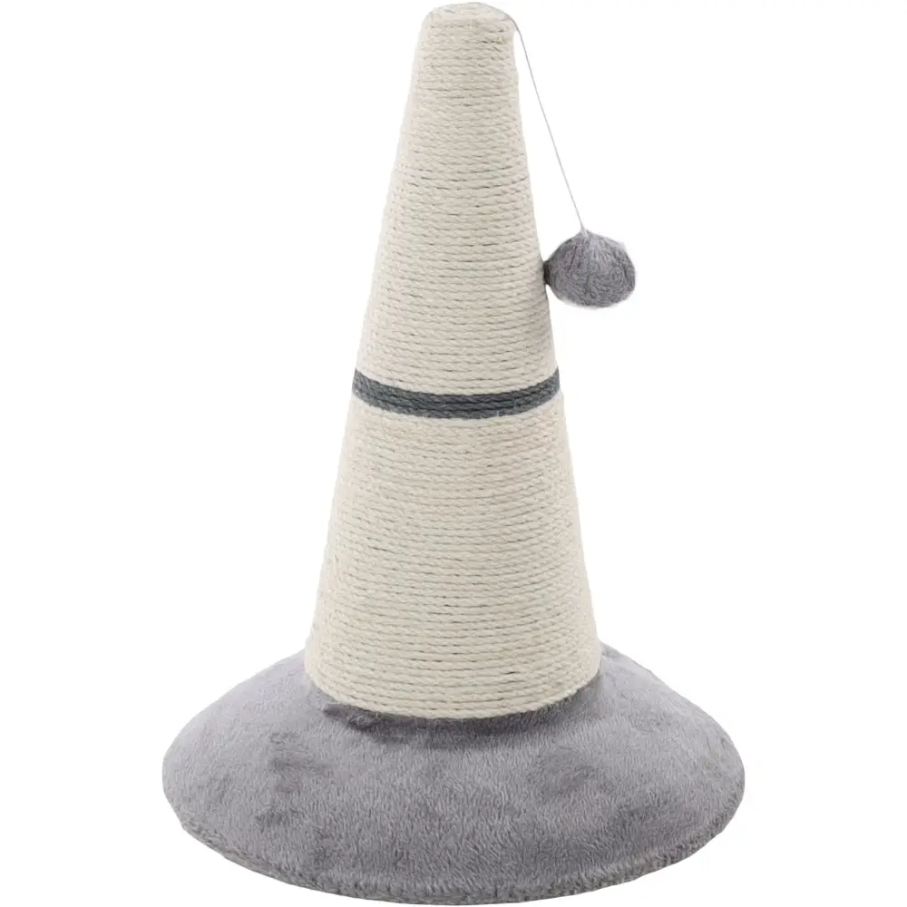 Cône griffoir, Elmo gris et blanc ø 33 x 45 cm pour chat
