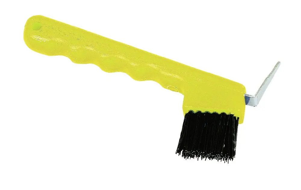 Cure pieds – Brosse de nettoyage intégrée – Jaune