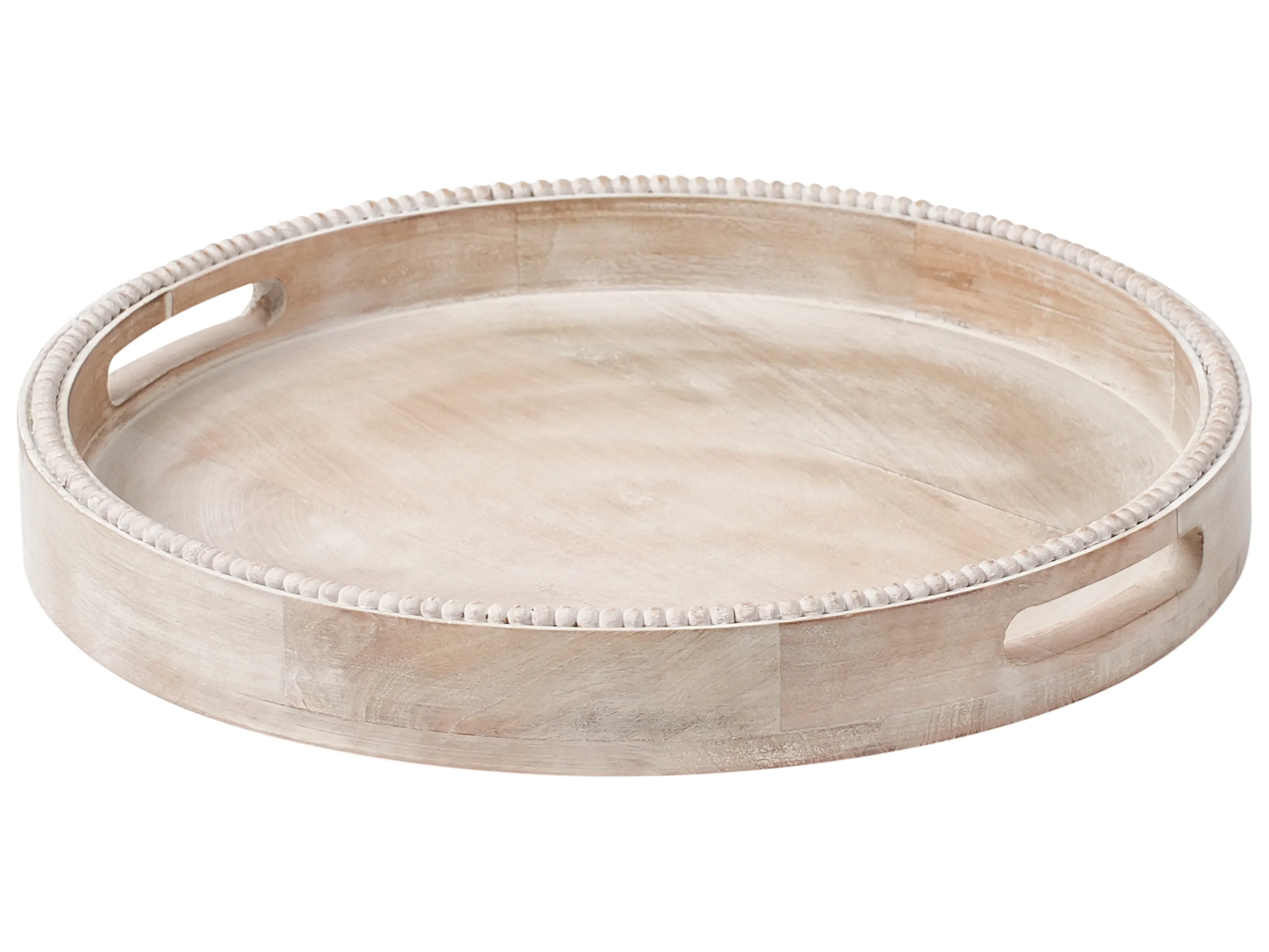 Bandeja de servir DAMANHUR Madera de mango Marrón claro