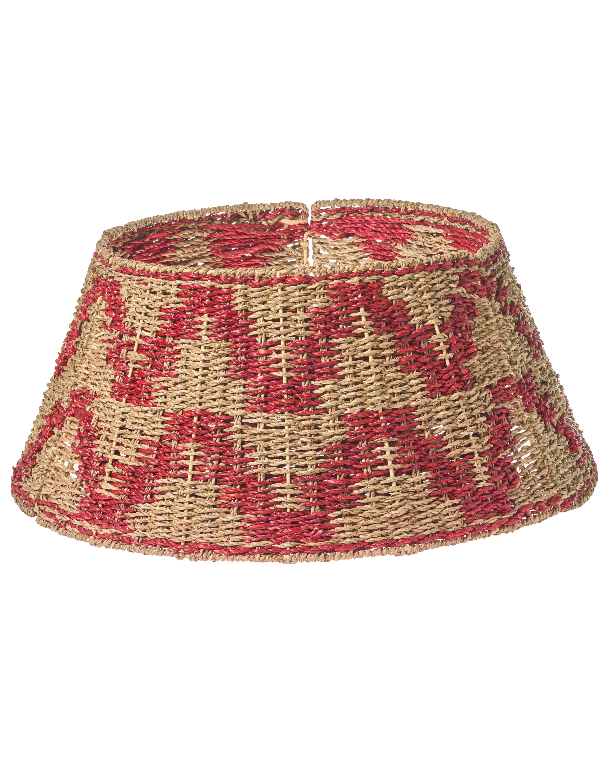 Base de árbol de Navidad GLACE Algas marinas Rojo 60 cm