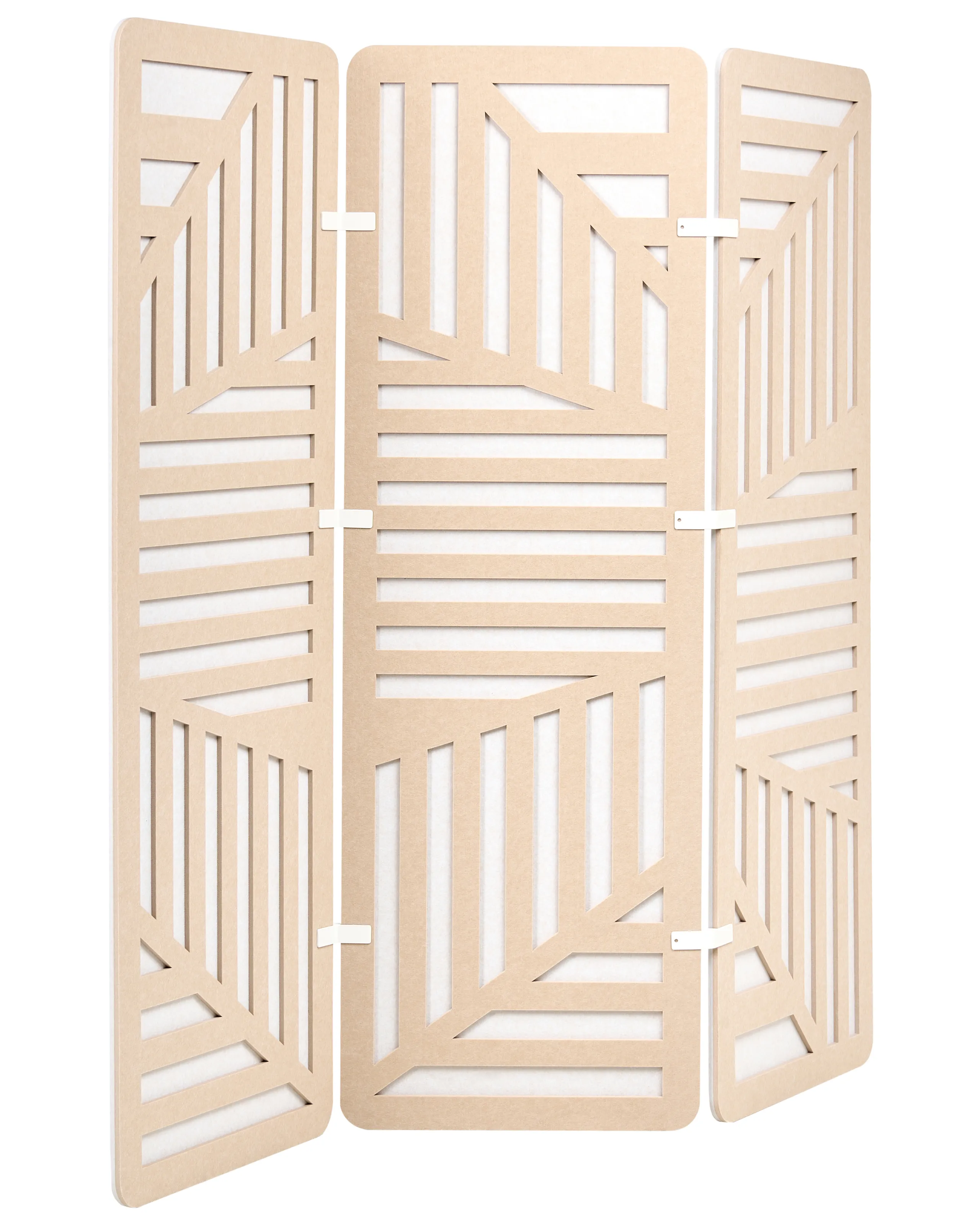 Separador de oficina FUTURA 180 x 180 cm Beige