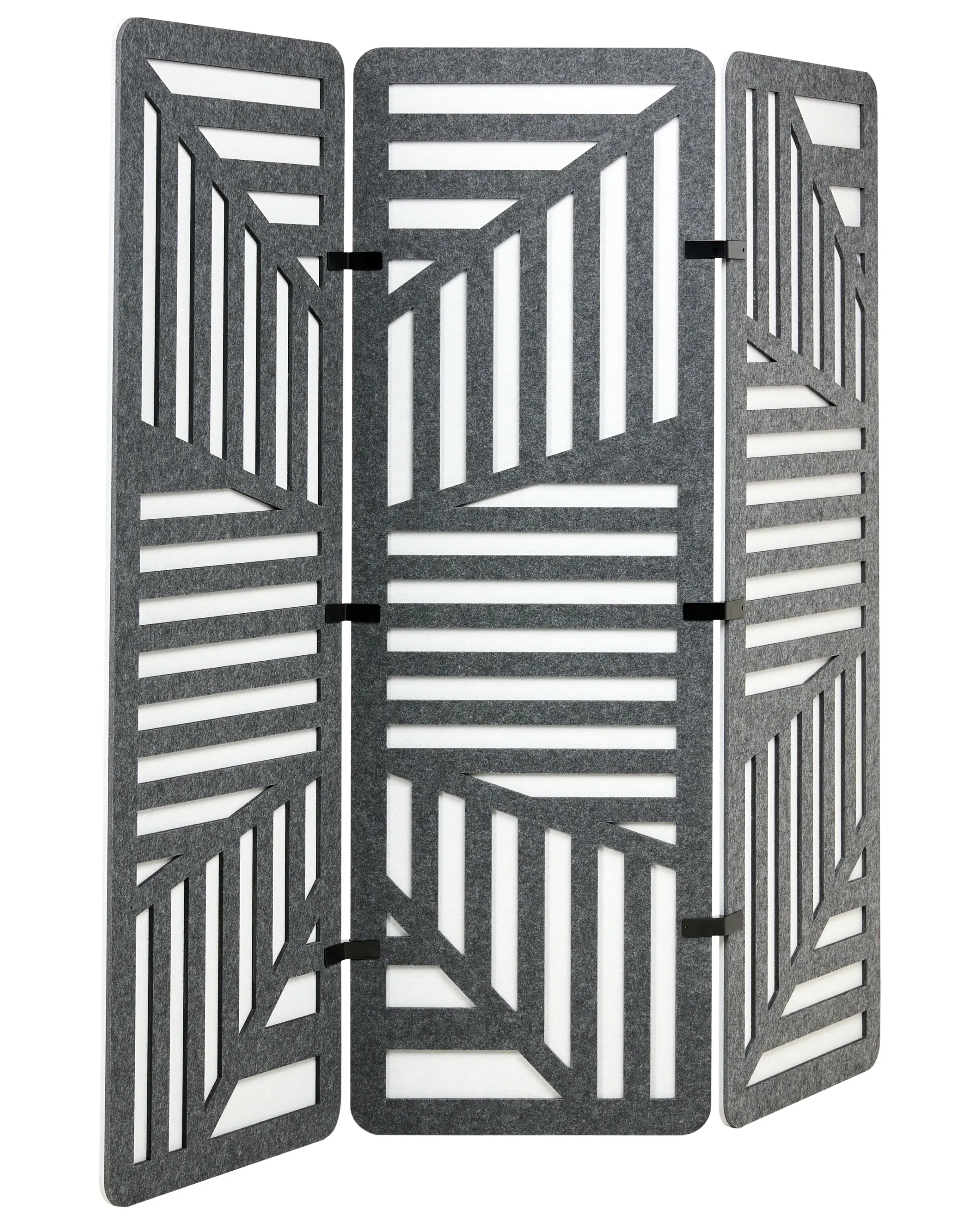 Separador de oficina FUTURA 180 x 180 cm Gris oscuro