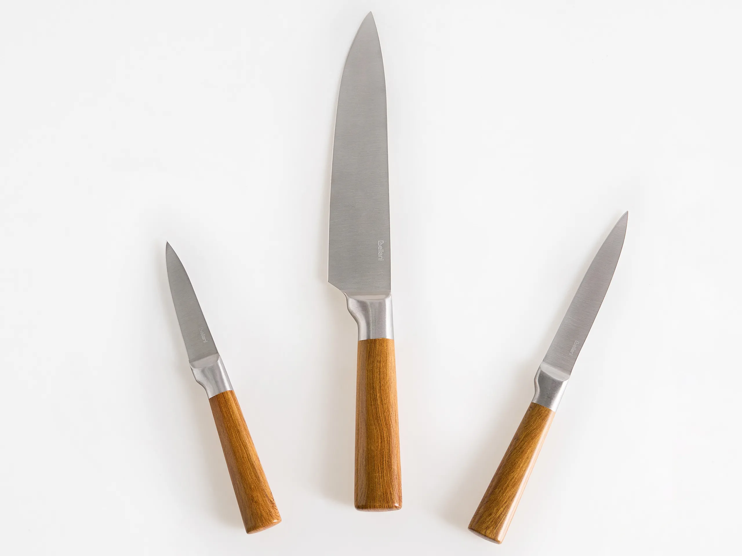 Conjunto de 3 cuchillos TOCHIGI Marrón