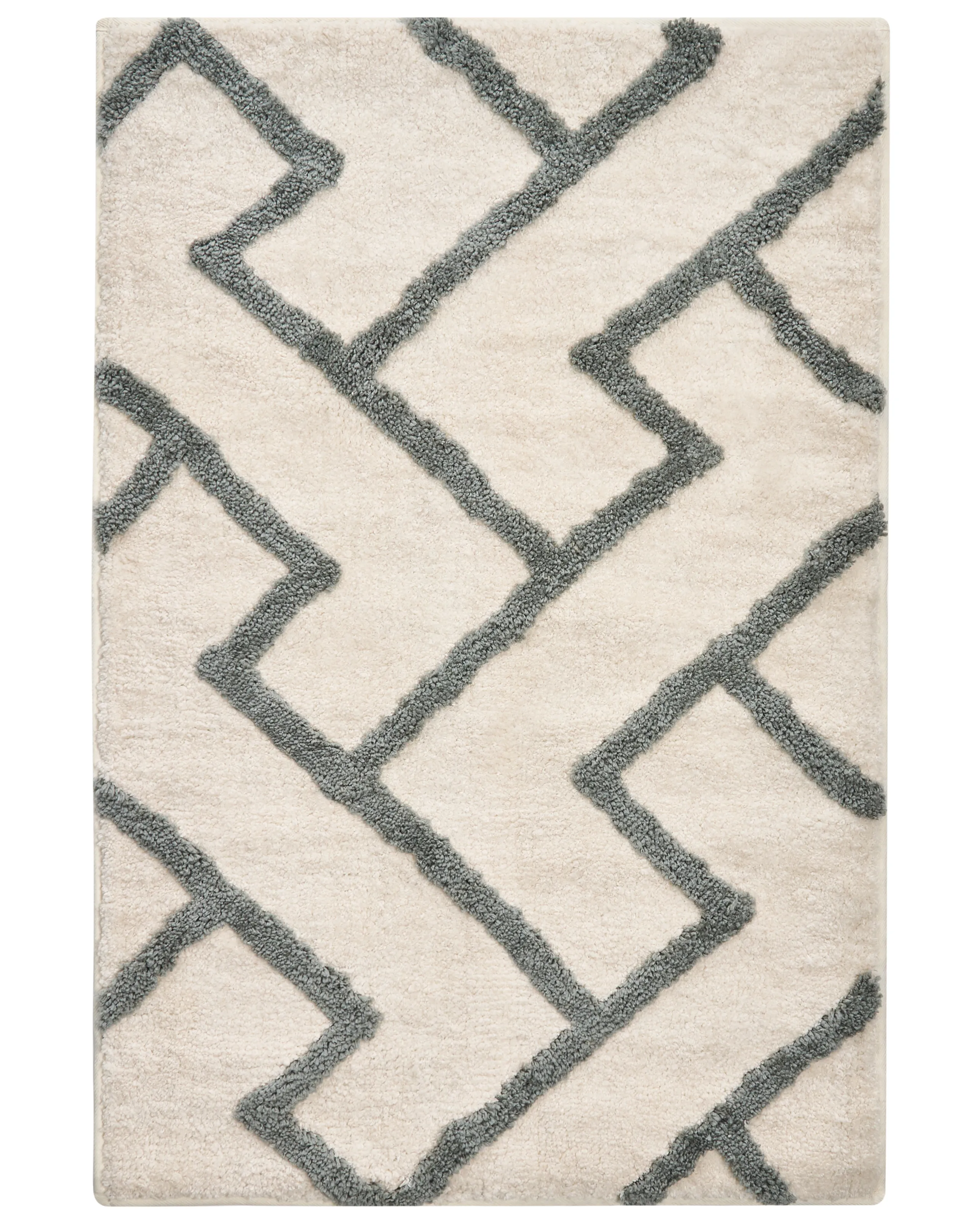 Bath Mat GARHI Beige 60 x 90 cm Cotton