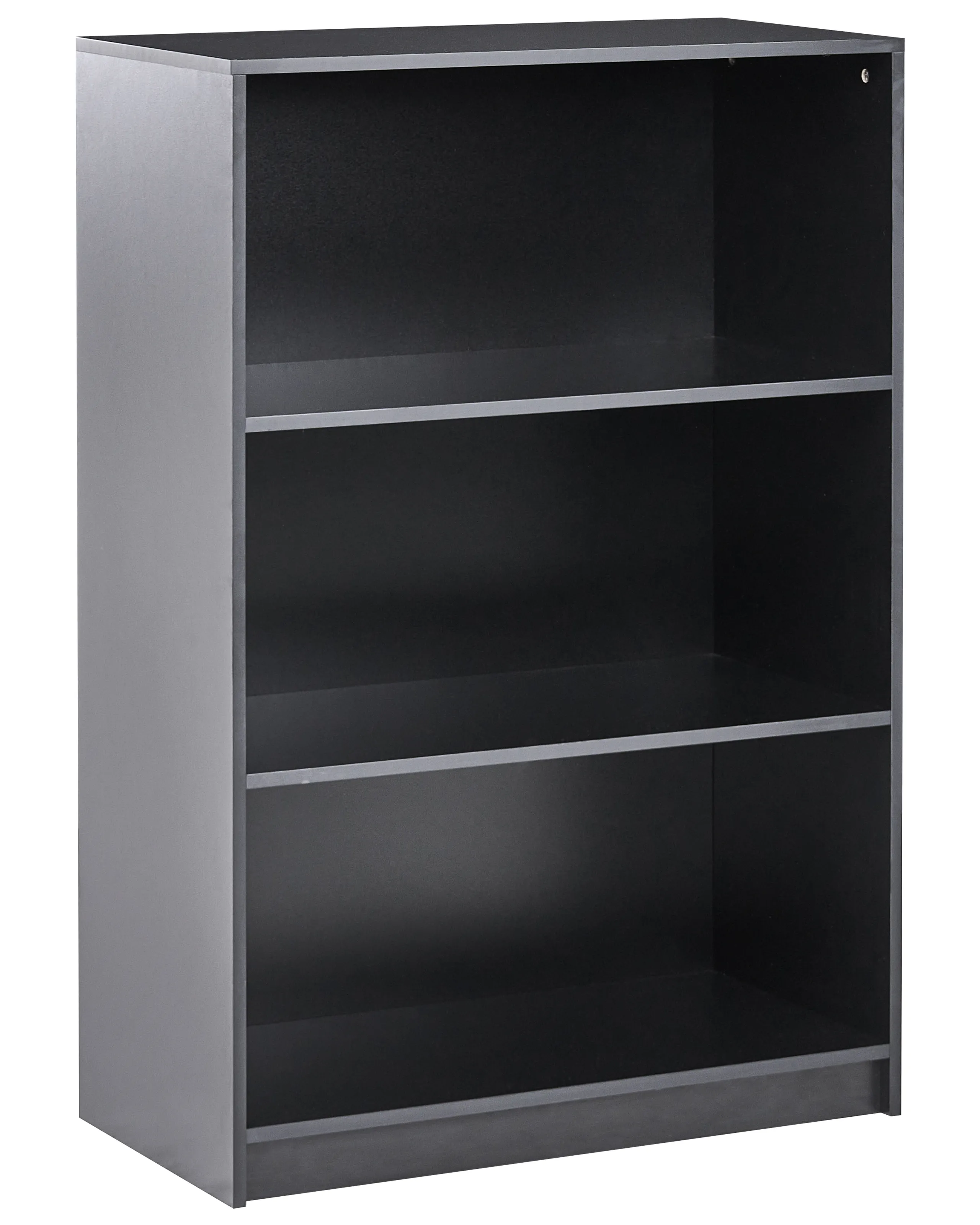 3 Tier Bookcase ZEHNA 117 cm Black