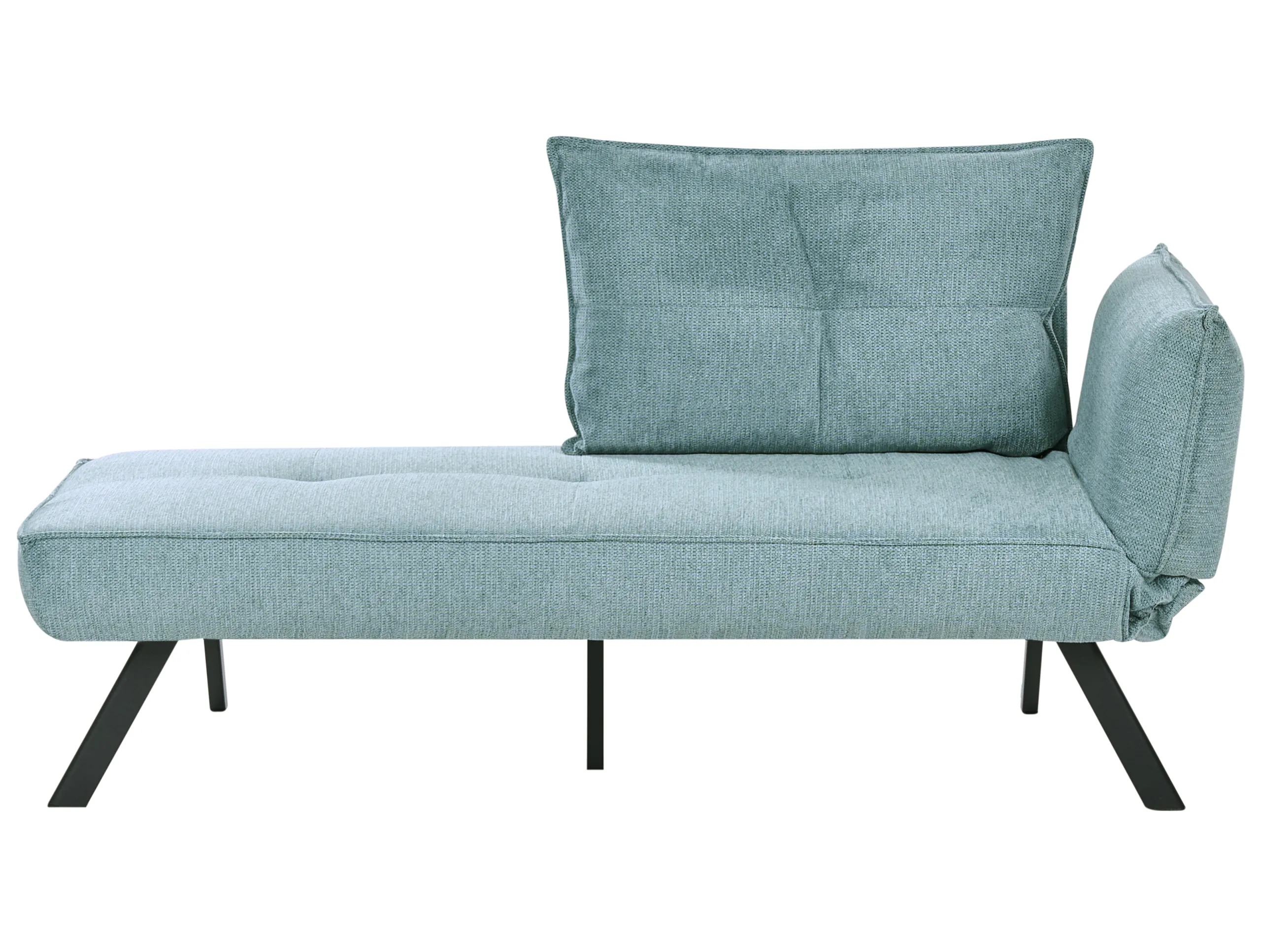 Chaise longue derecho ROCAMADOUR Tela Azul claro