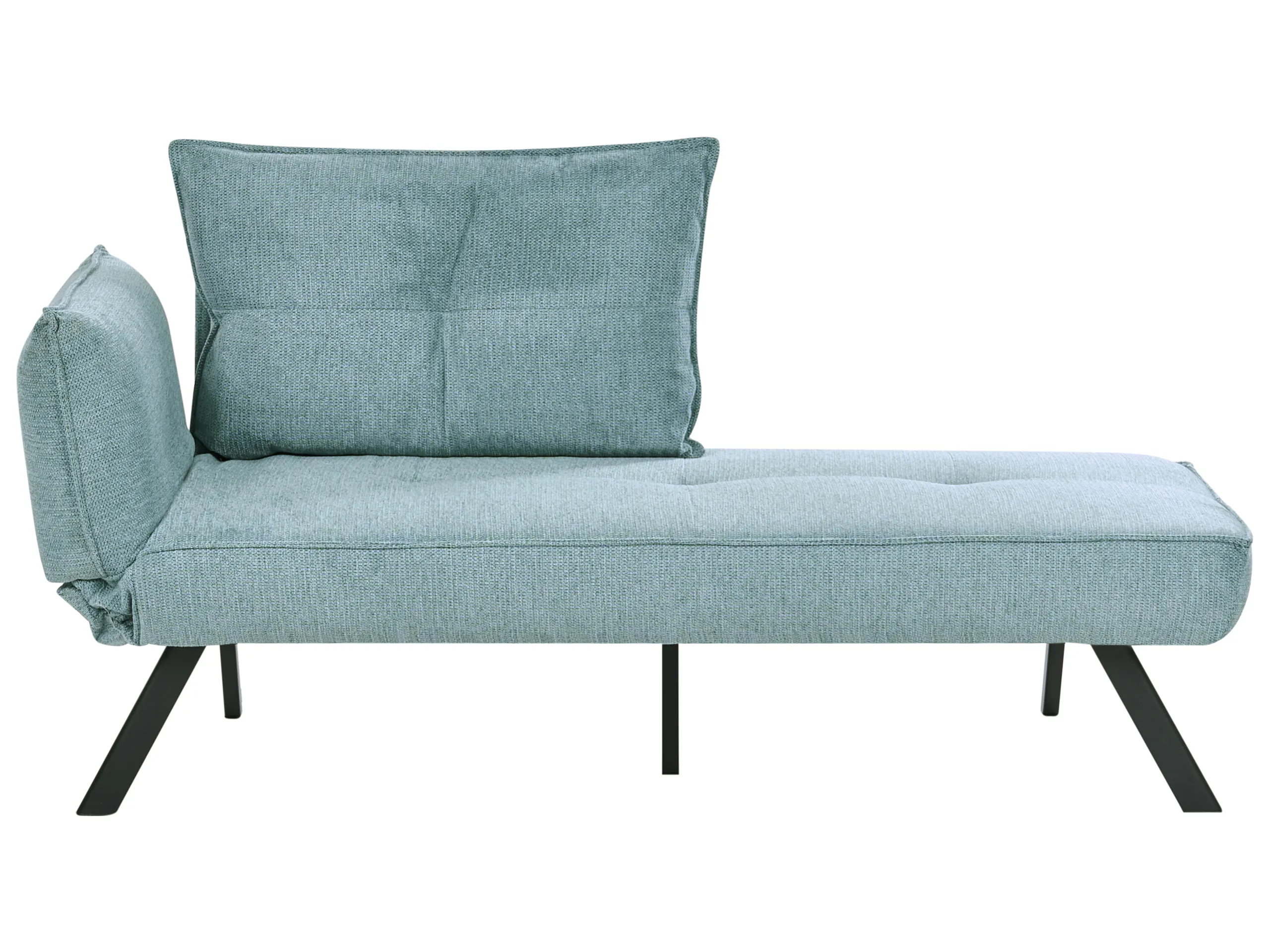Chaise longue izquierdo ROCAMADOUR Tela Azul claro