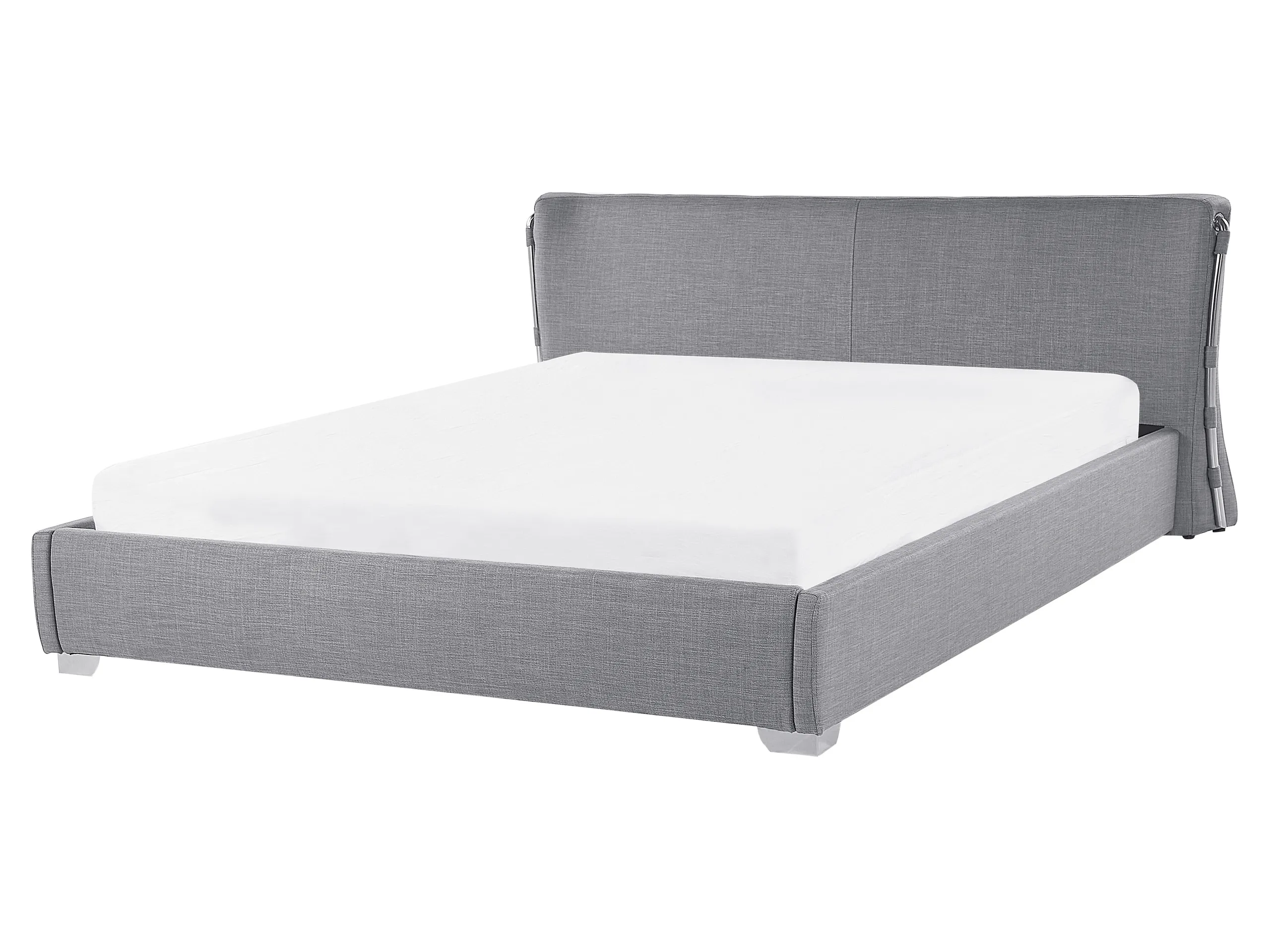 Cama de agua Tela PARIS 160 x 200 cm Gris
