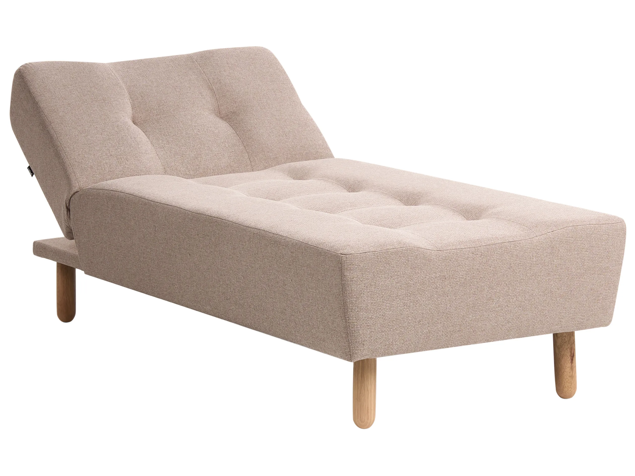 Chaise longue ALSTEN Tela Beige