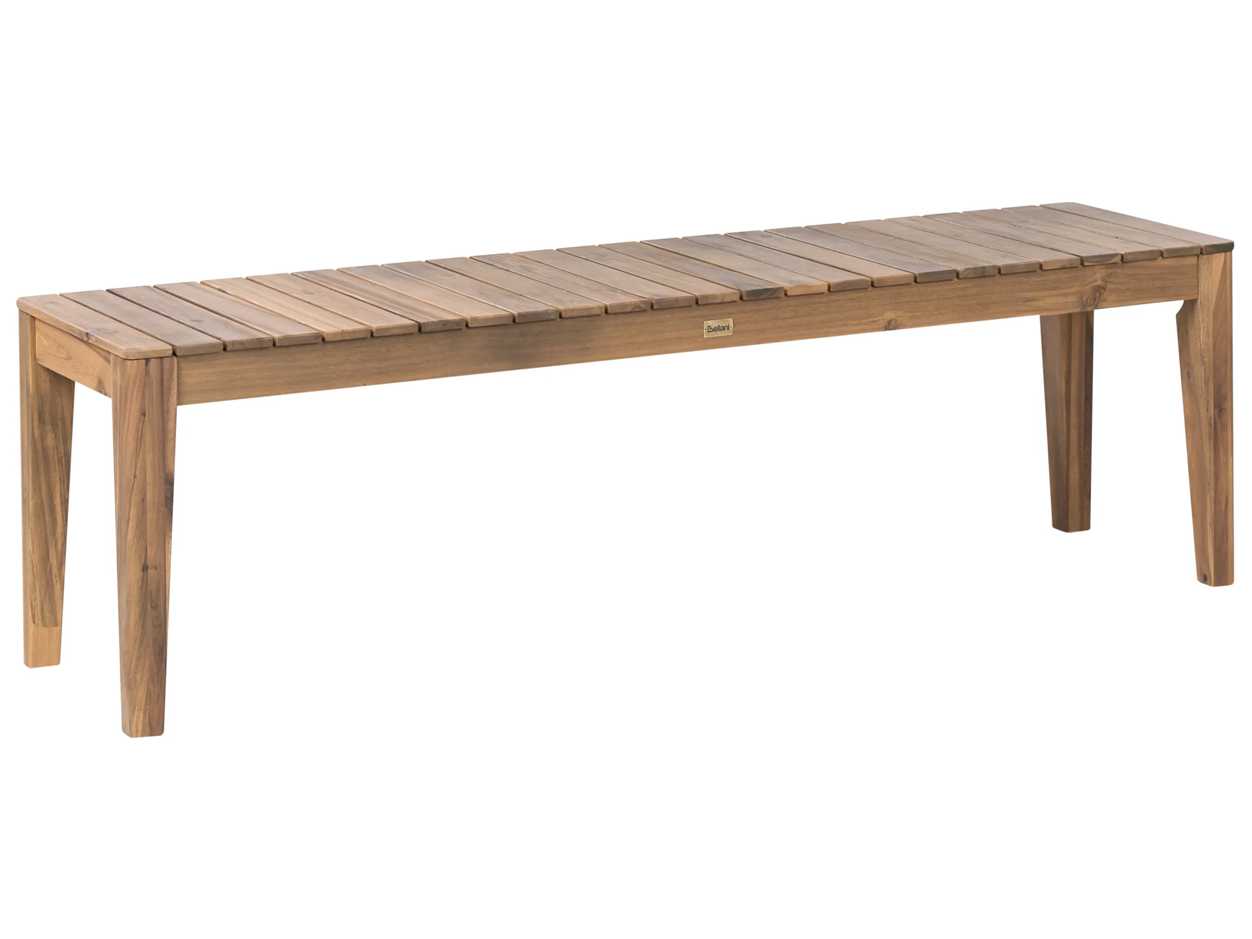 Banco de jardín CHIOGGIA 155 cm Madera de acacia certificada Marrón claro