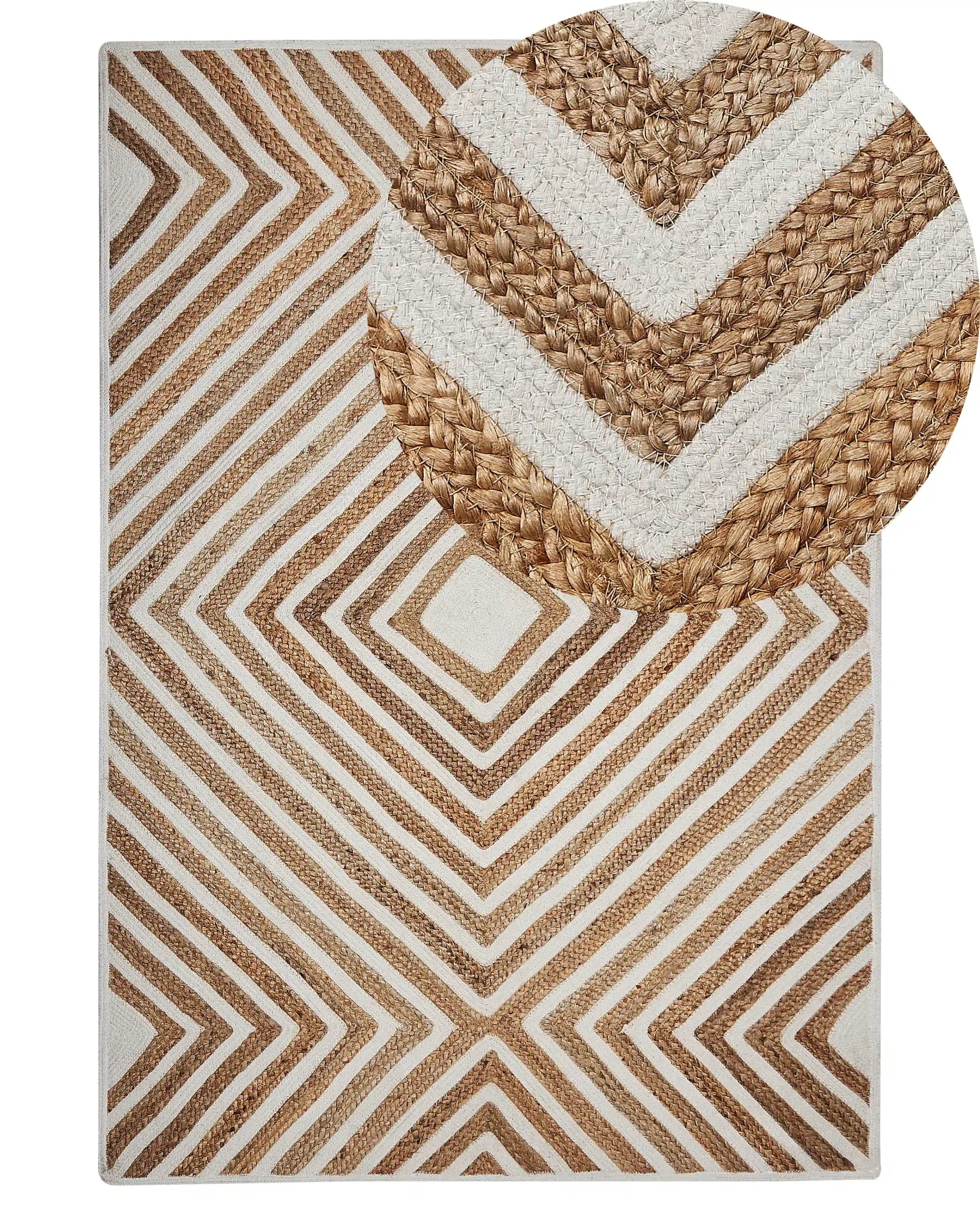 Alfombra PIRLI Beige 140 x 200 cm Yute