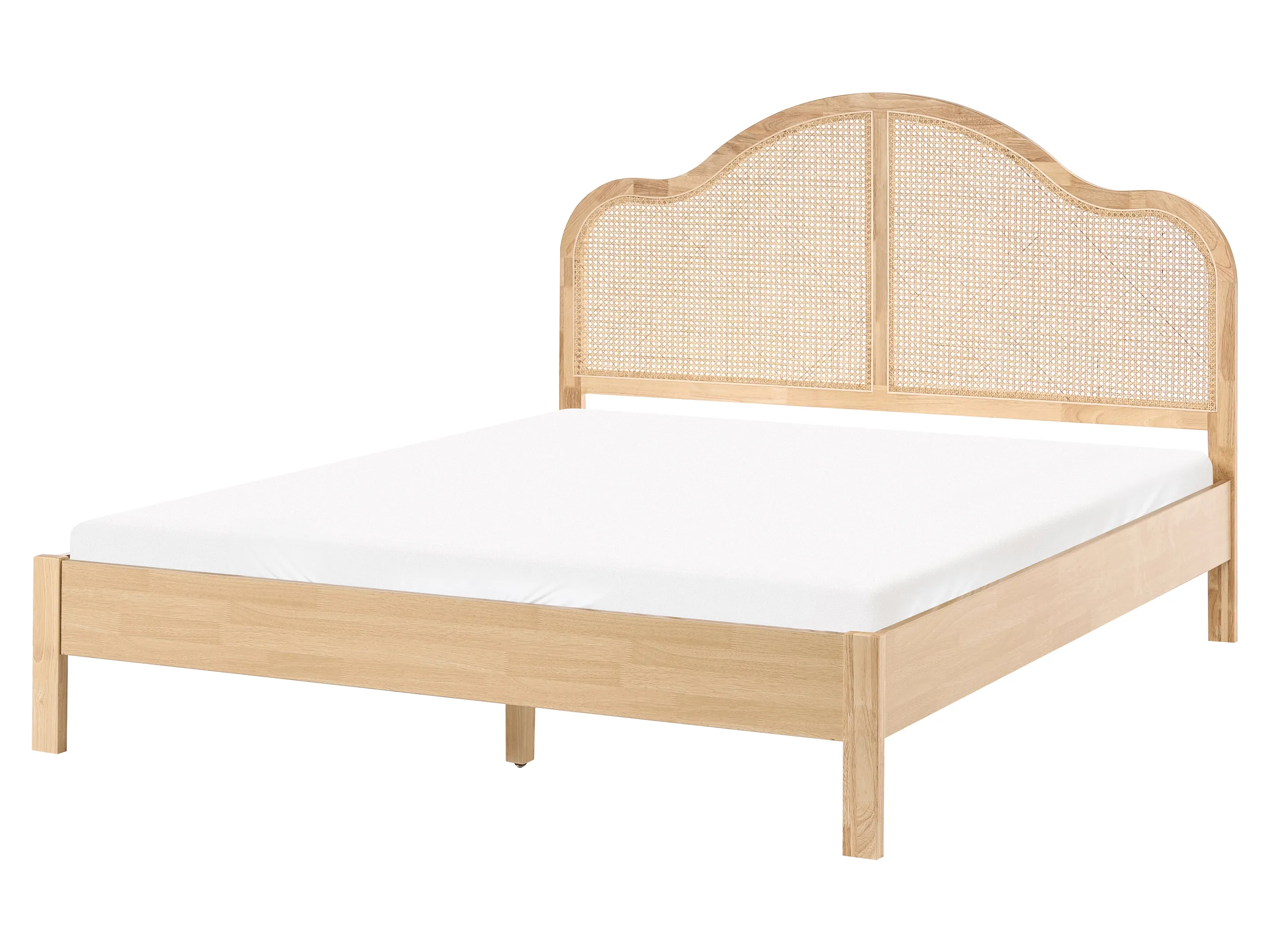 Cama HOUNOUX 160 x 200 cm Marrón claro