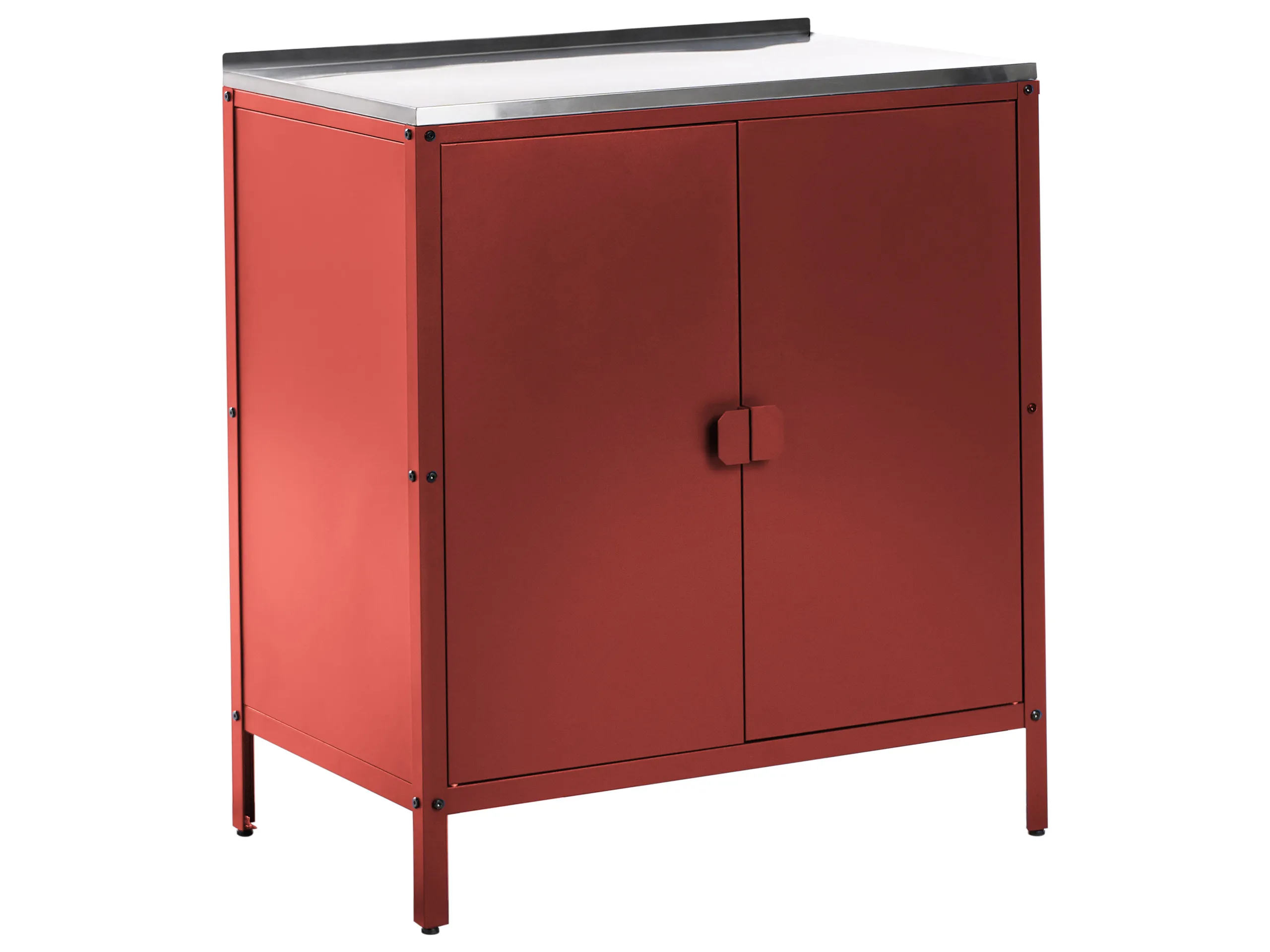 Armario de cocina exterior VILAMA Metal Rojo