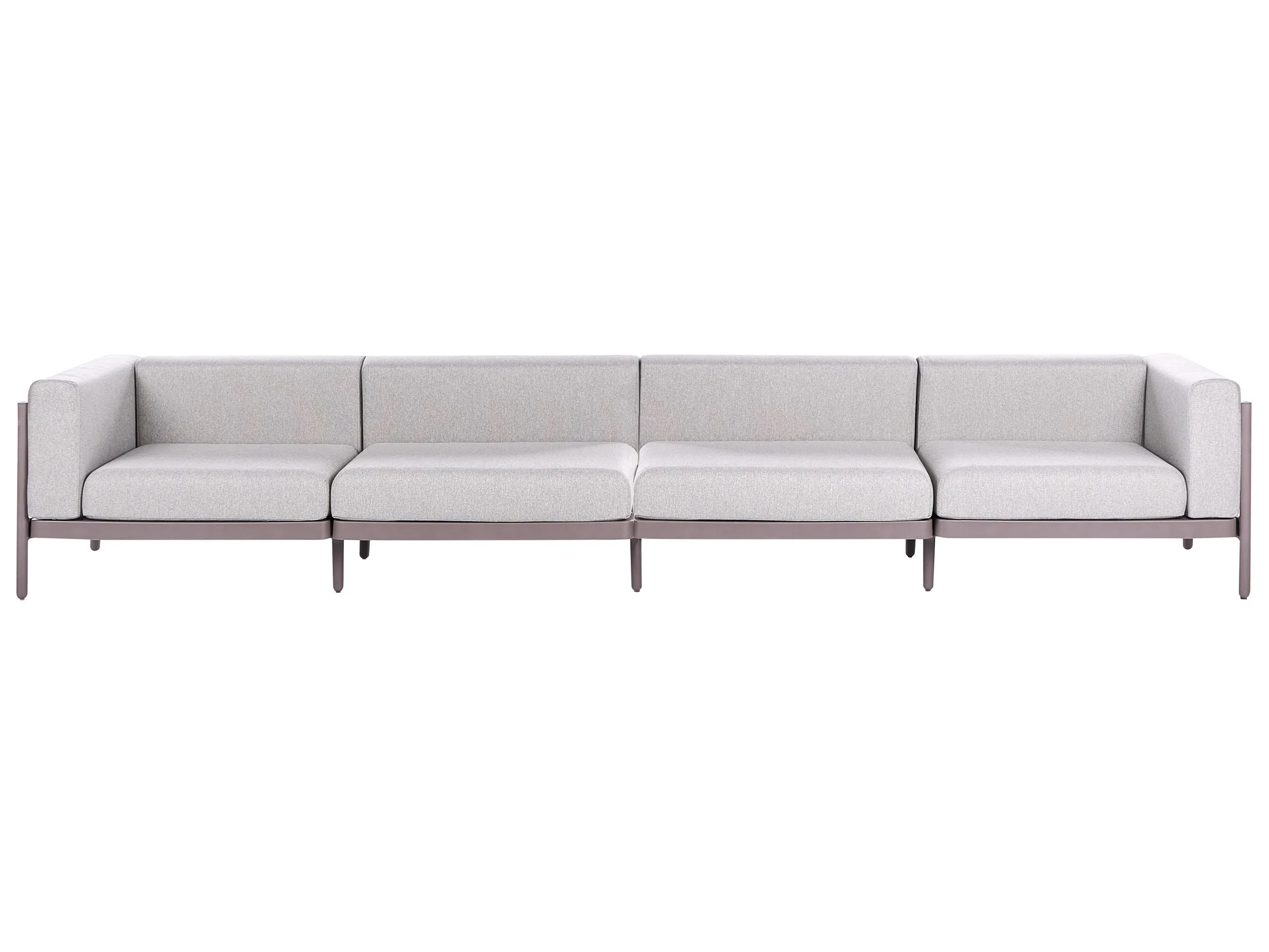 Garden Sofa 4 Seater FERRETTI Taupe