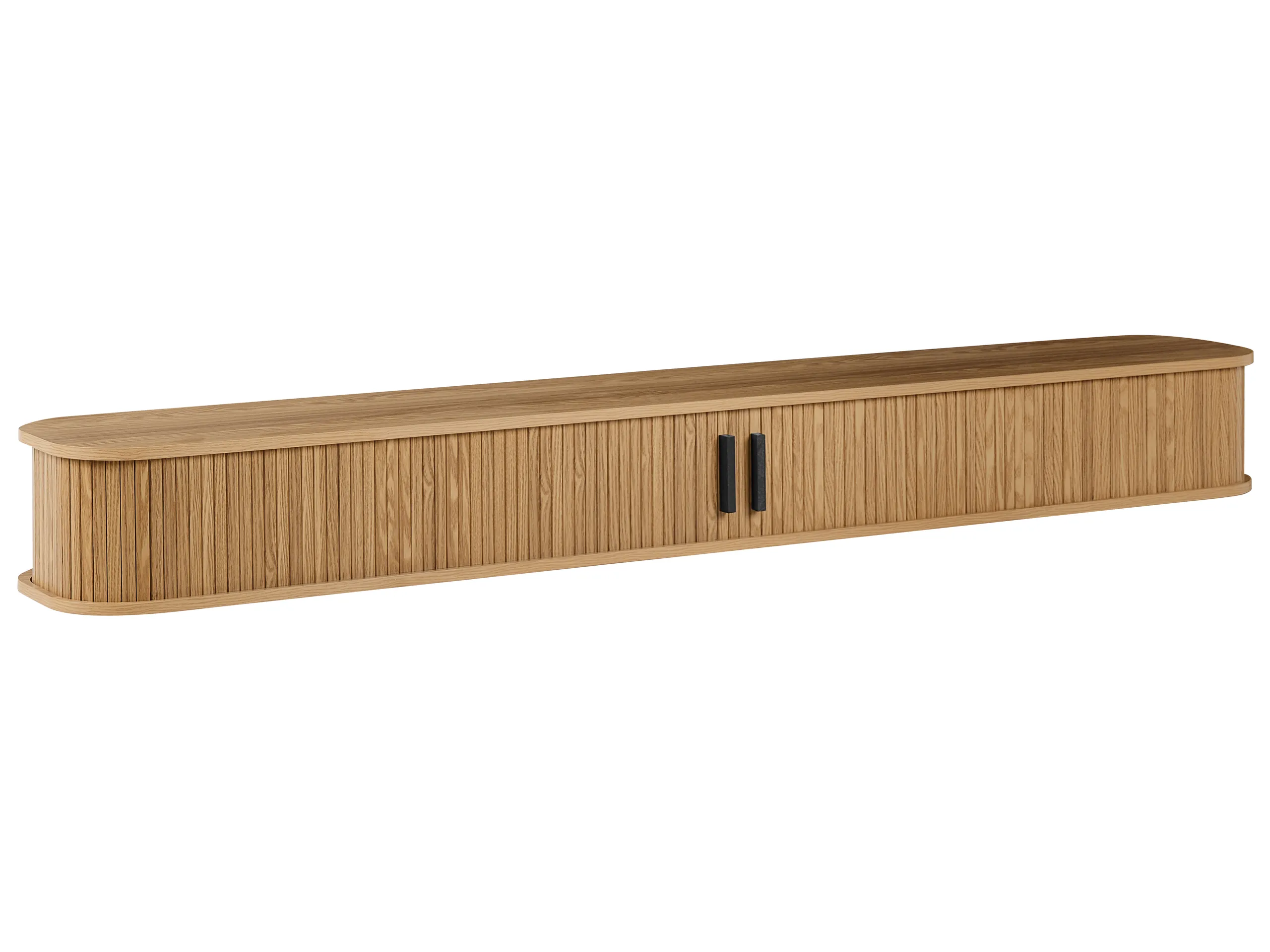 Mueble TV de pared BRADLEY Marrón
