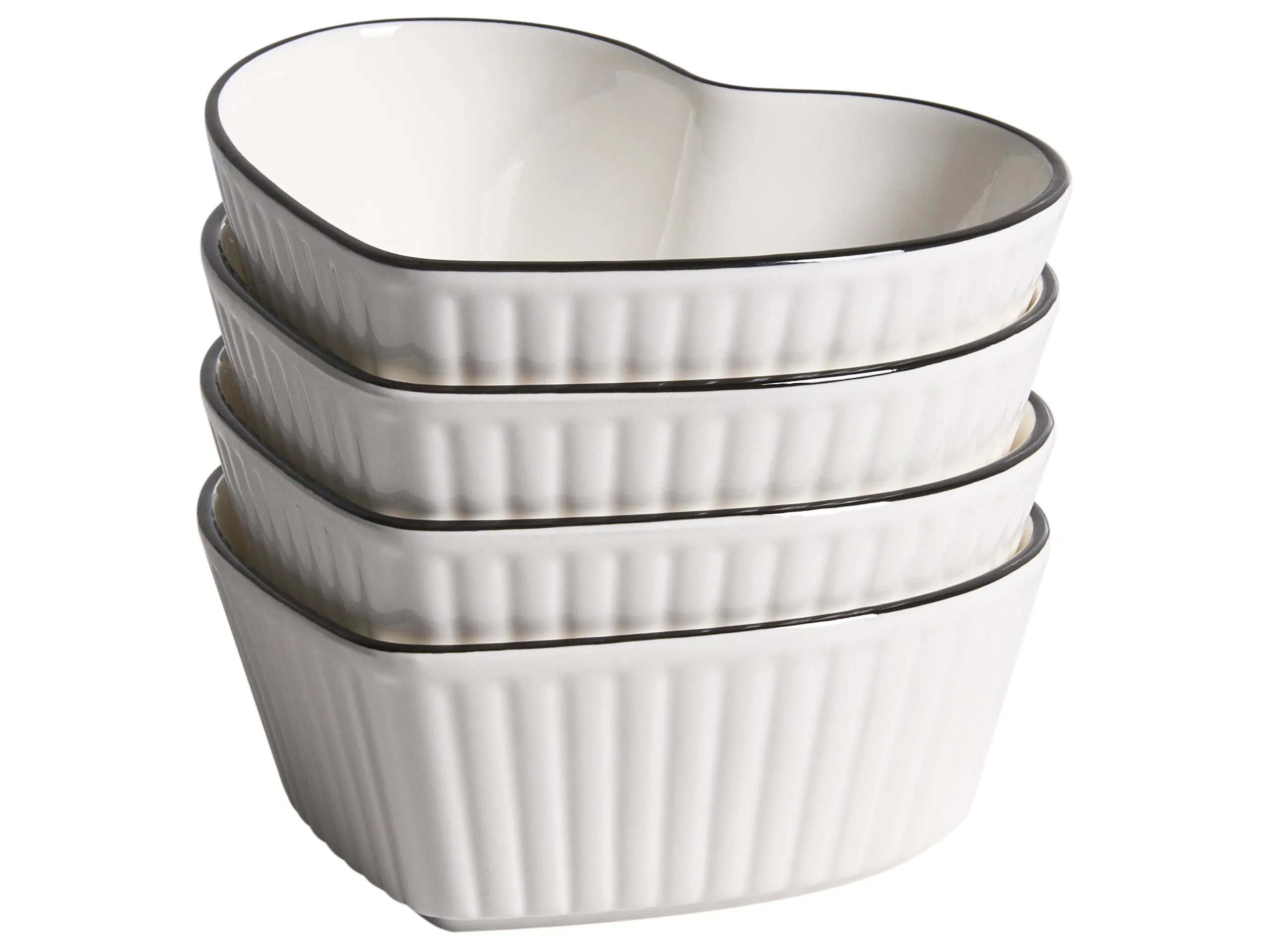 Conjunto de 4 moldes MACE Porcelana Blanco