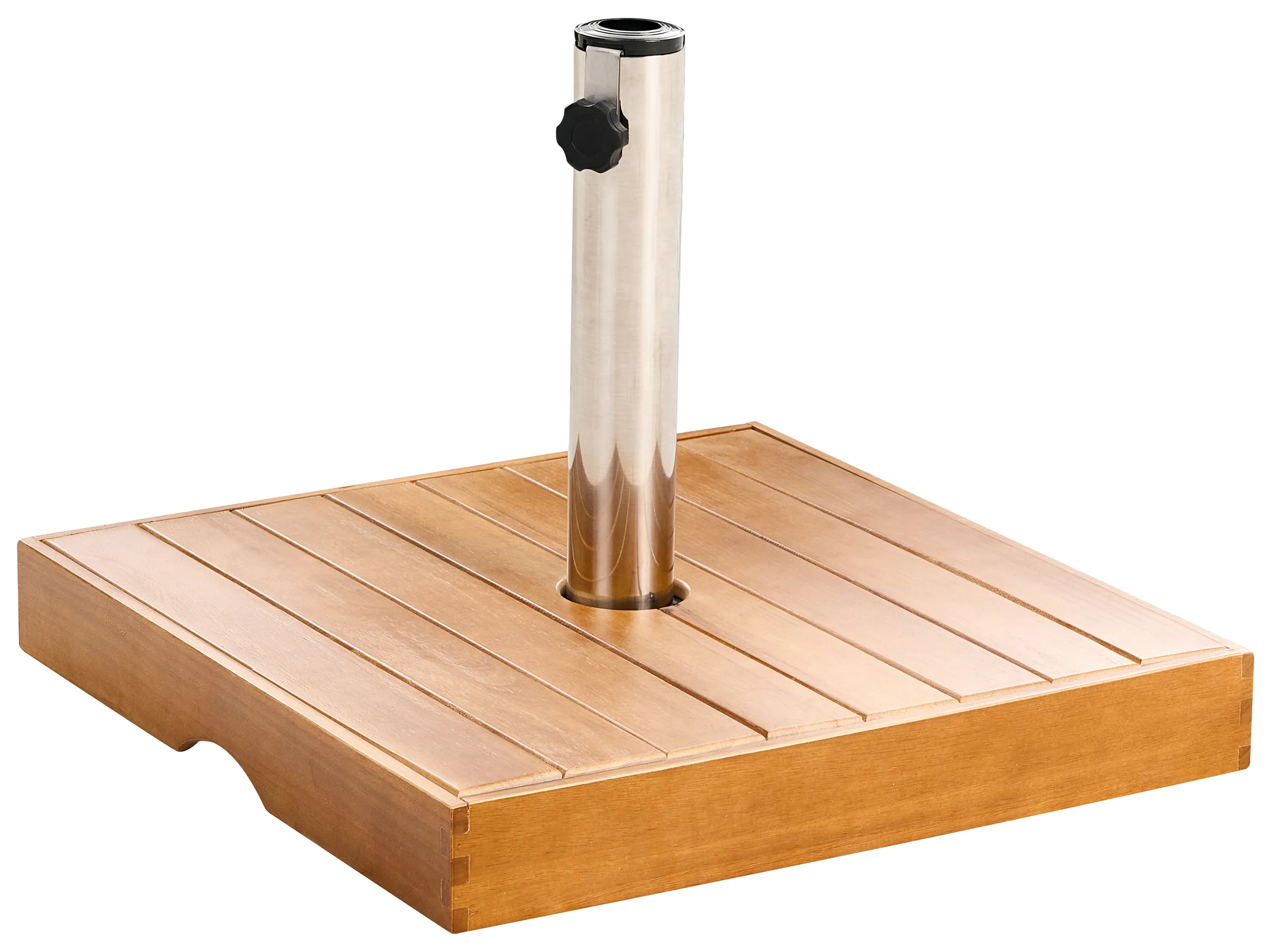 Base para sombrilla CRECCHIO Marrón Cuadrada 24 kg