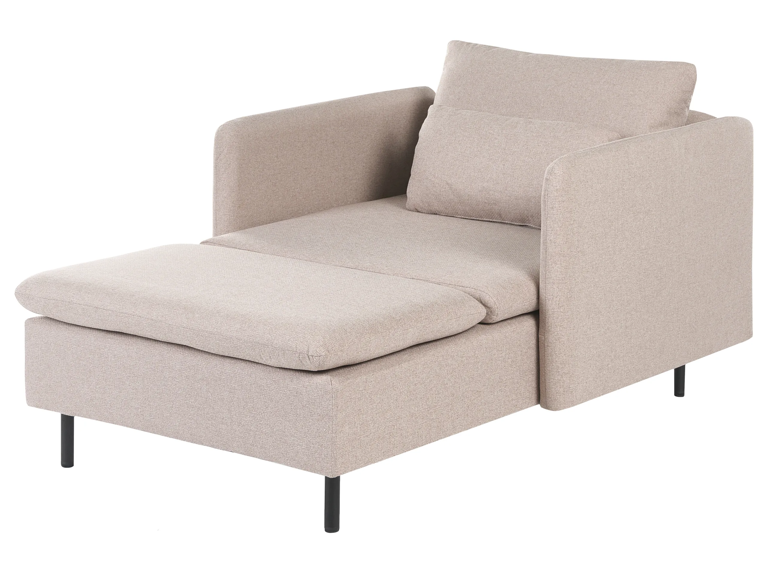Chaise Longue EGERIS Fabric Beige