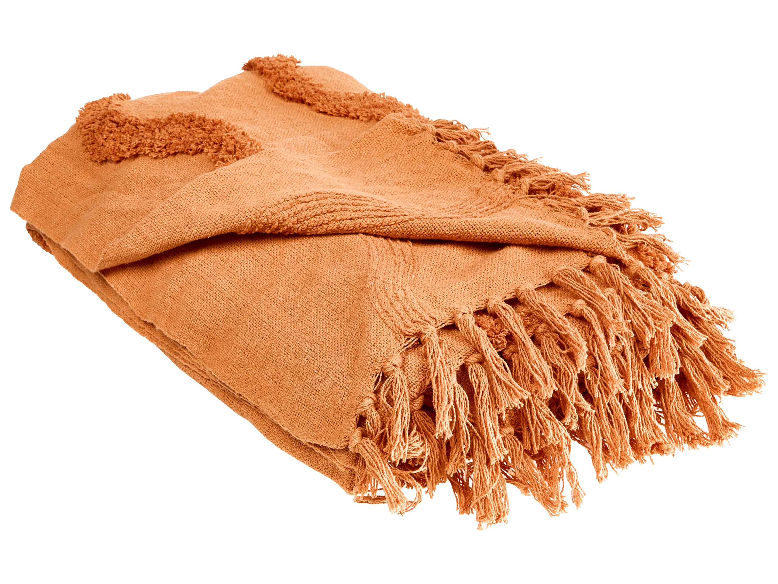 Blanket KHARI Cotton 150 x 200 cm Orange