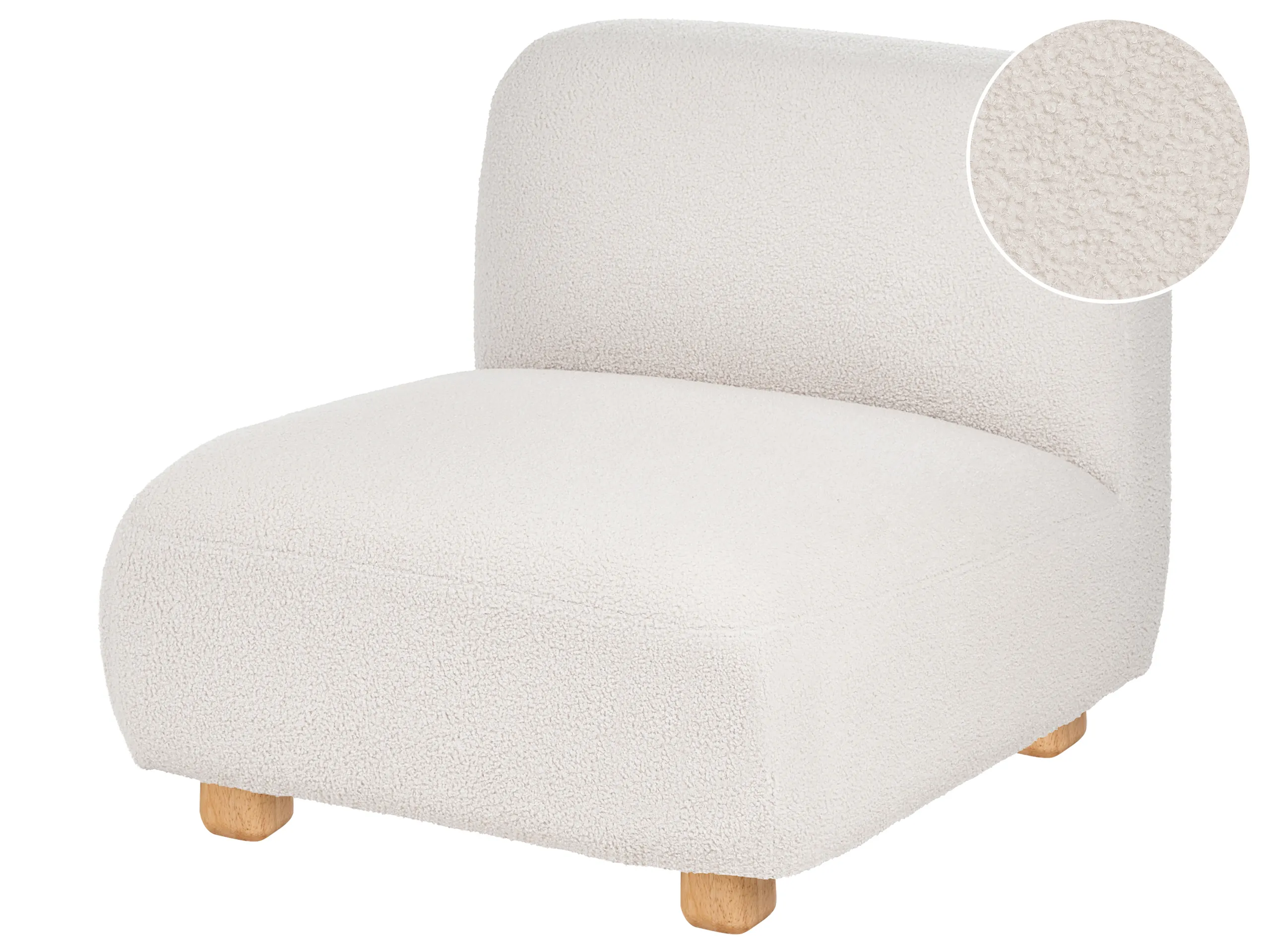 1-Seat Section AMLI Boucle Off-White