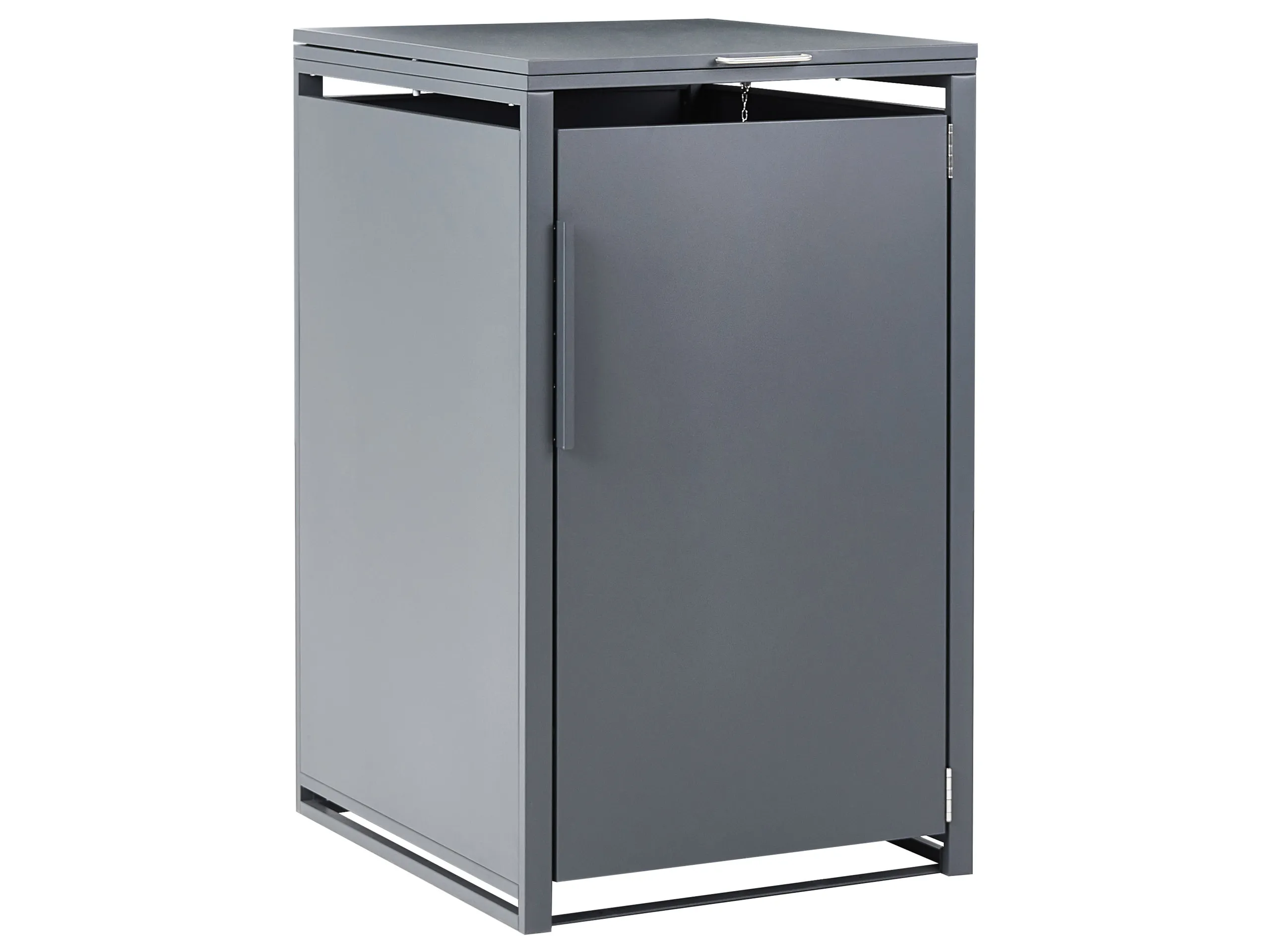 Cobertizo para cubo de basura 240 L PIACENZA Metal Gris oscuro