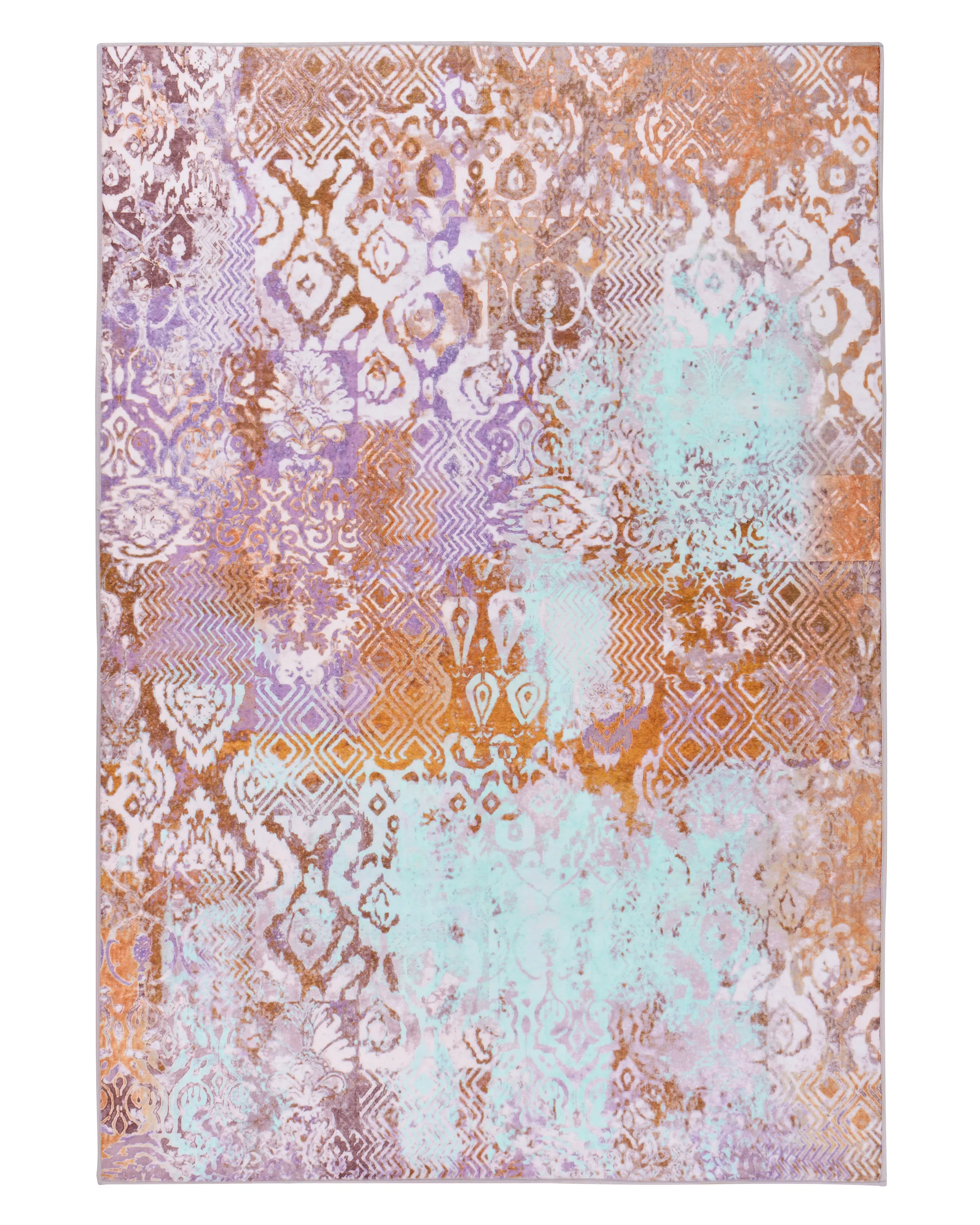 Alfombra ZENVIRA Multicolor 140 x 200 cm