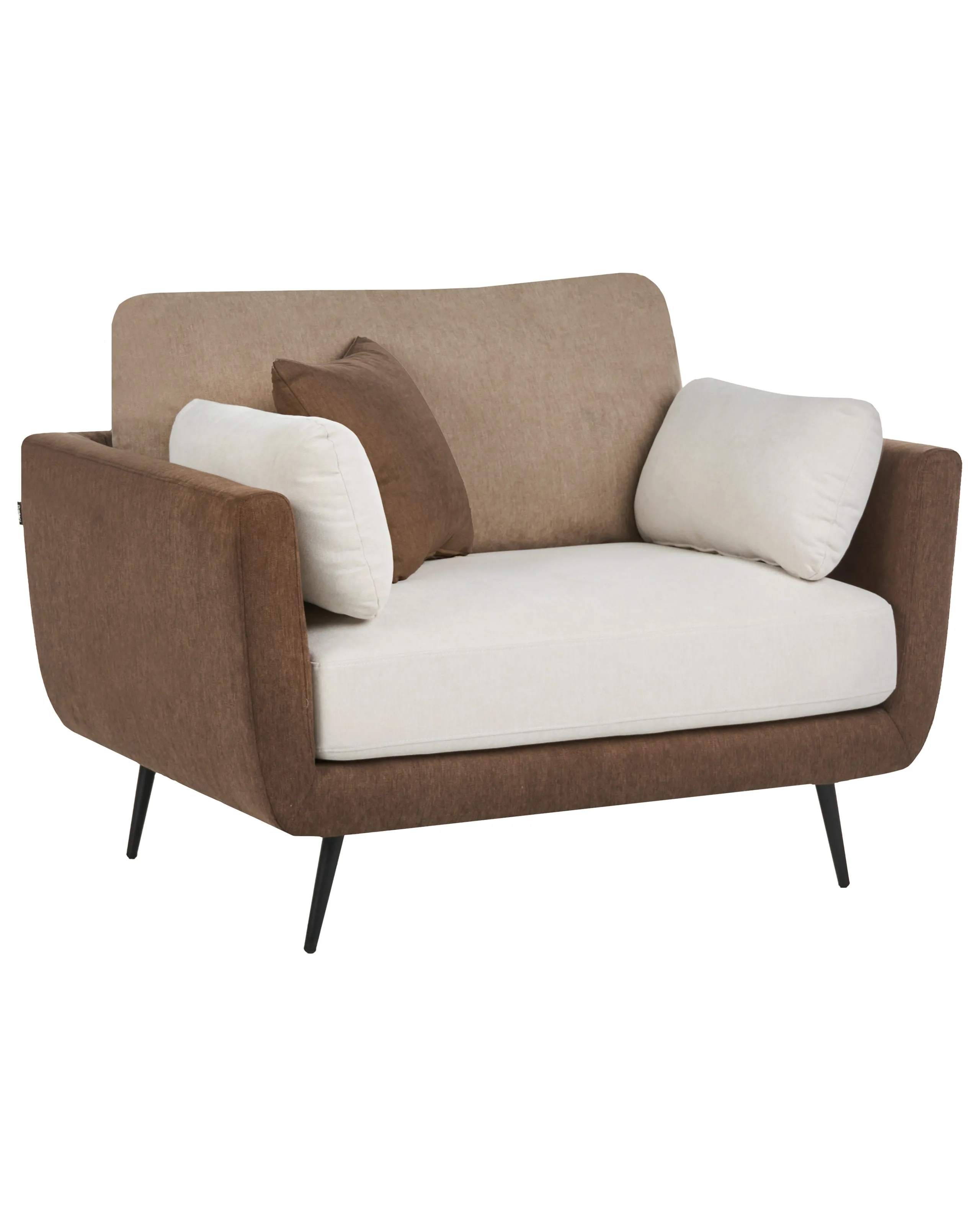 Armchair BOLGA Fabric Brown