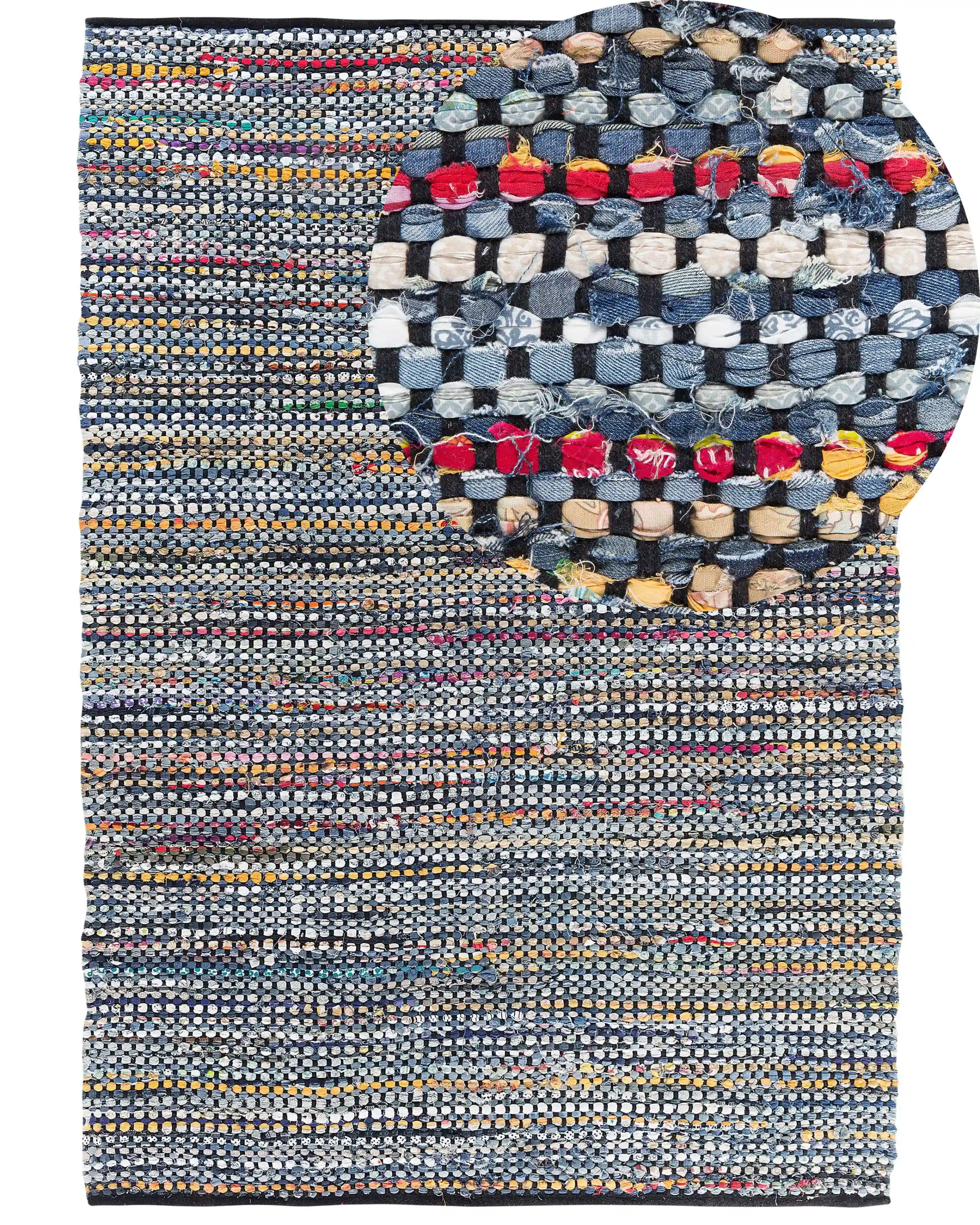 Alfombra ALANYA Multicolor 160 x 230 cm Algodón