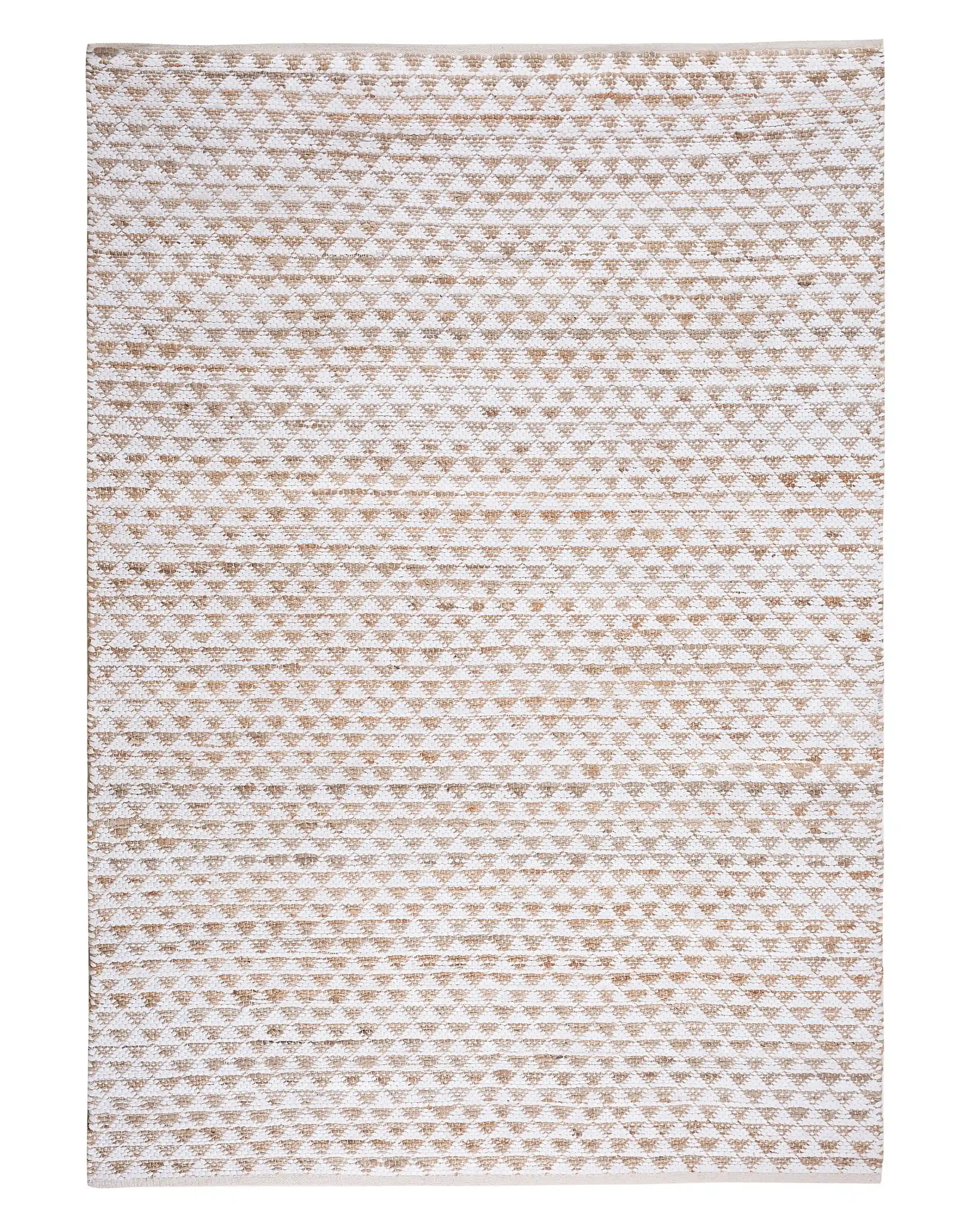 Alfombra TUNCELI Beige 140 x 200 cm Algodón