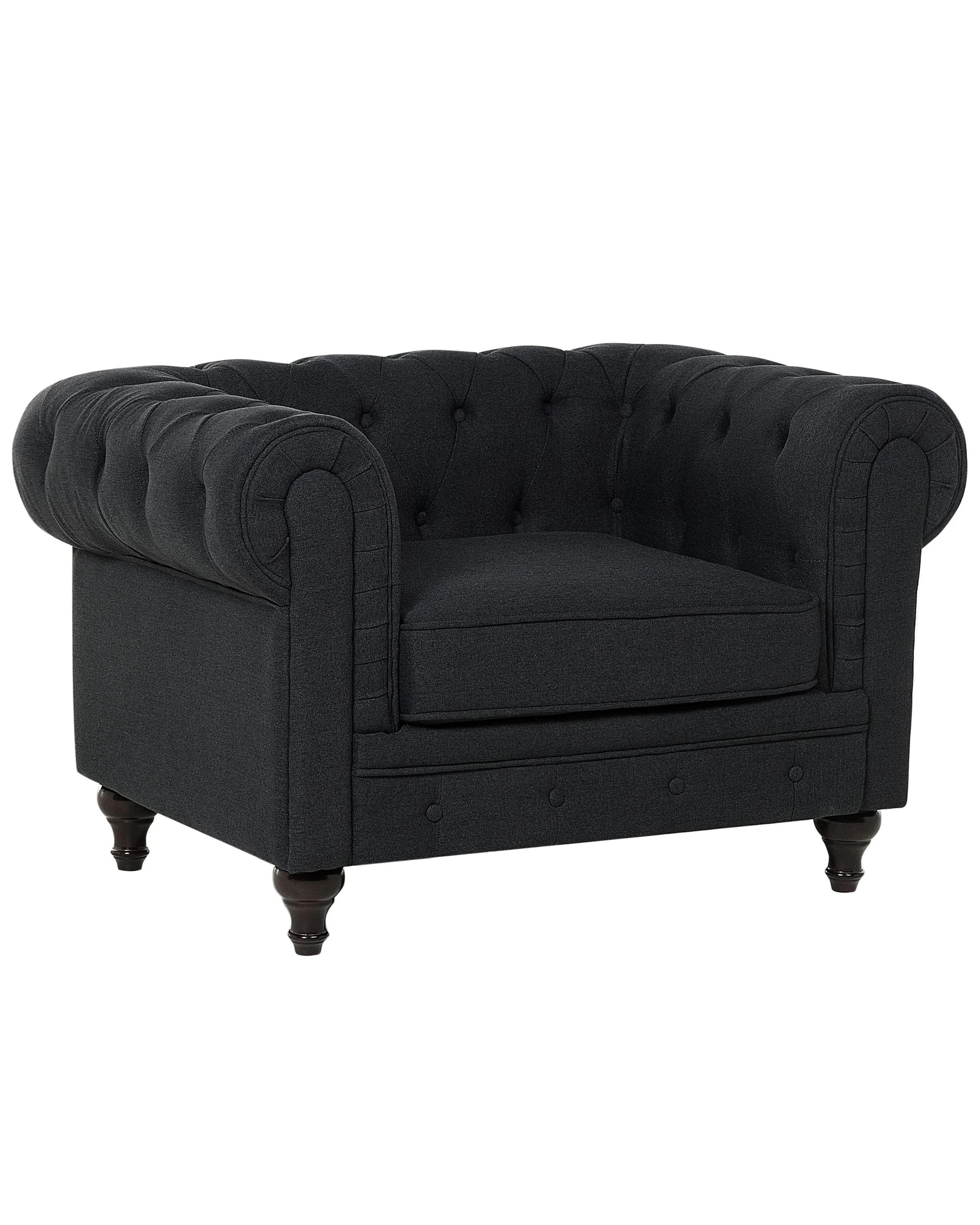 Sillón CHESTERFIELD Tela Grafito