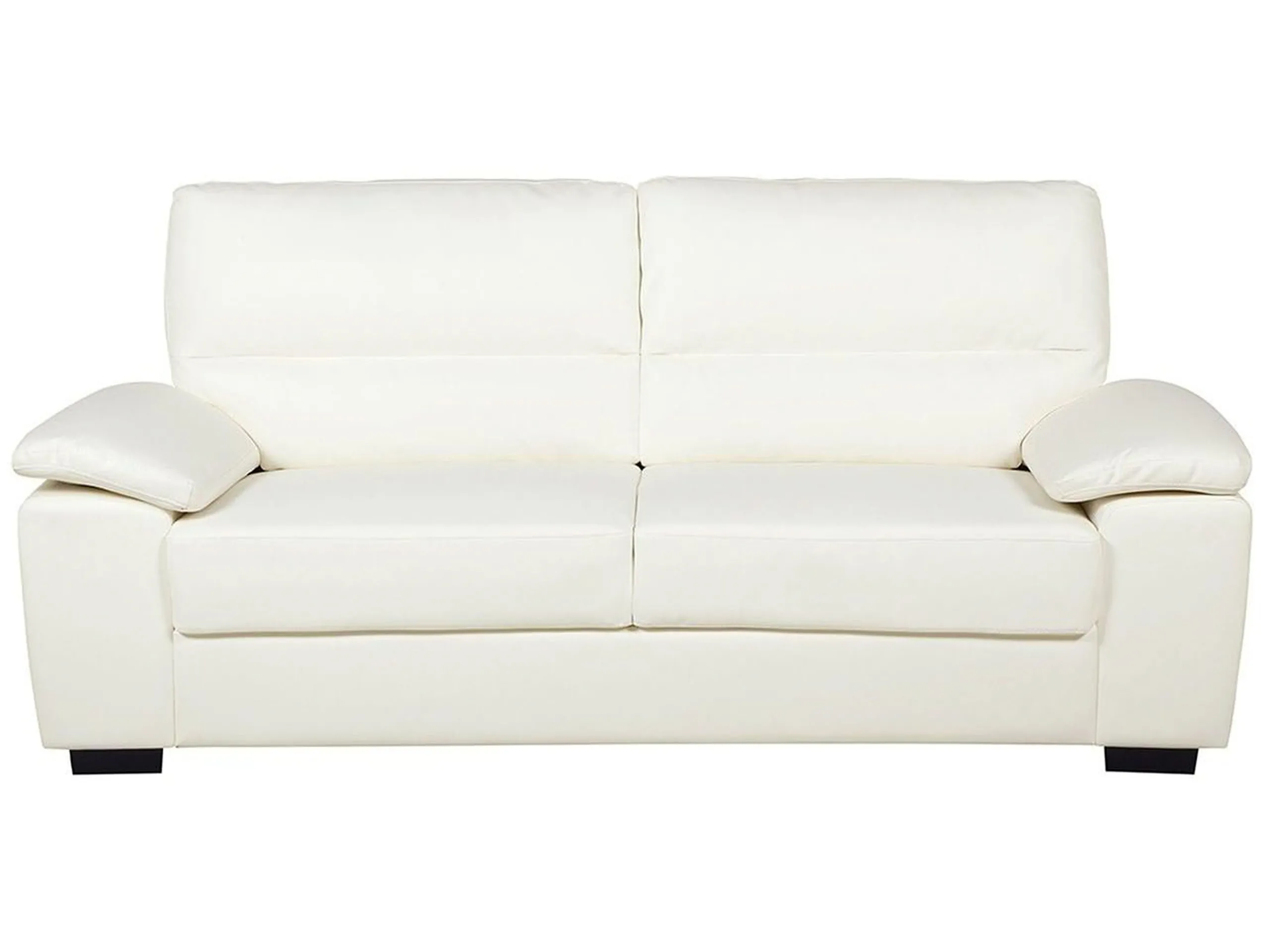 Sofa 3 Seater VOGAR Faux Leather Off-White