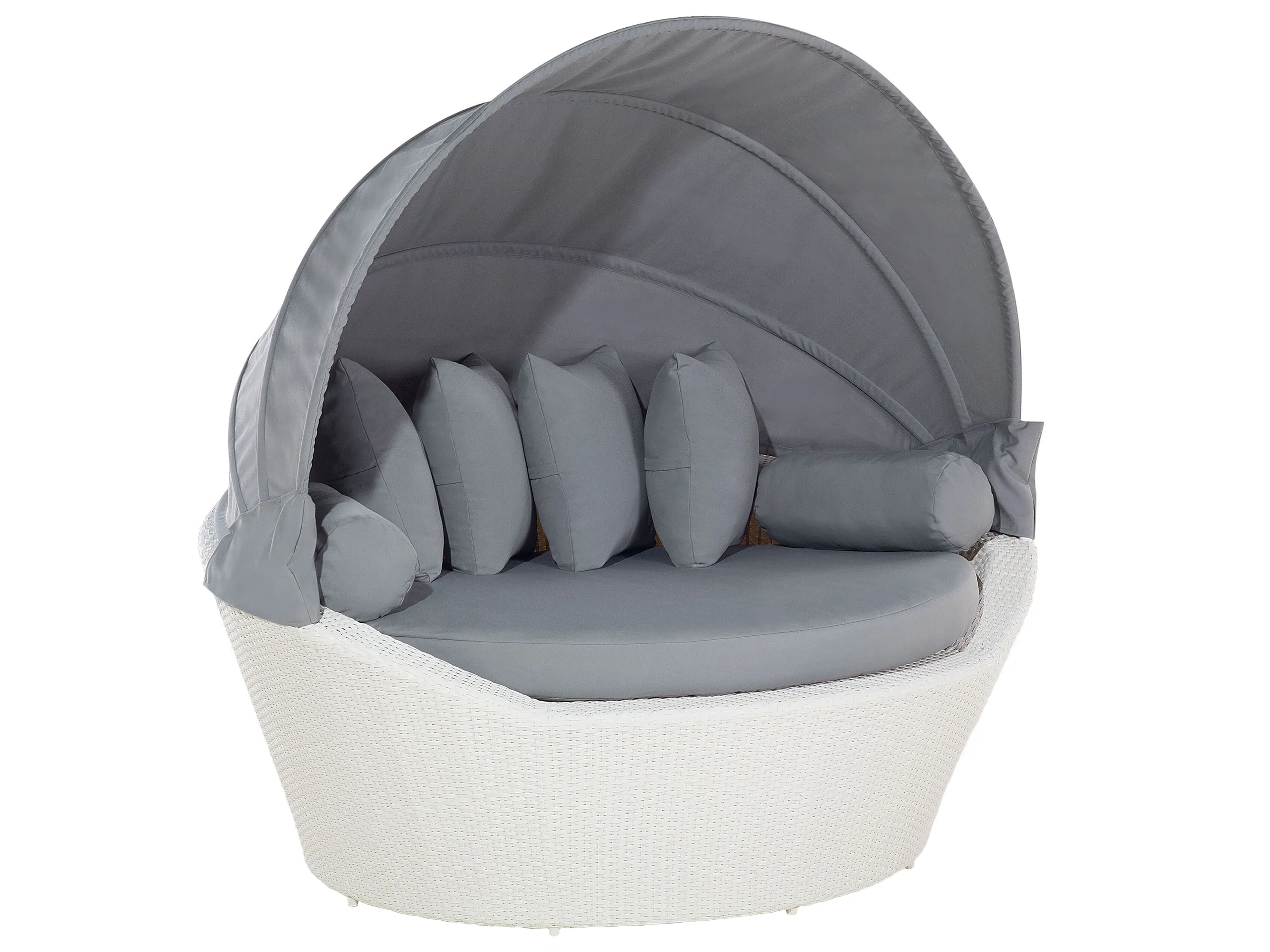 Cama de exterior SYLT Ratán sintético Blanco