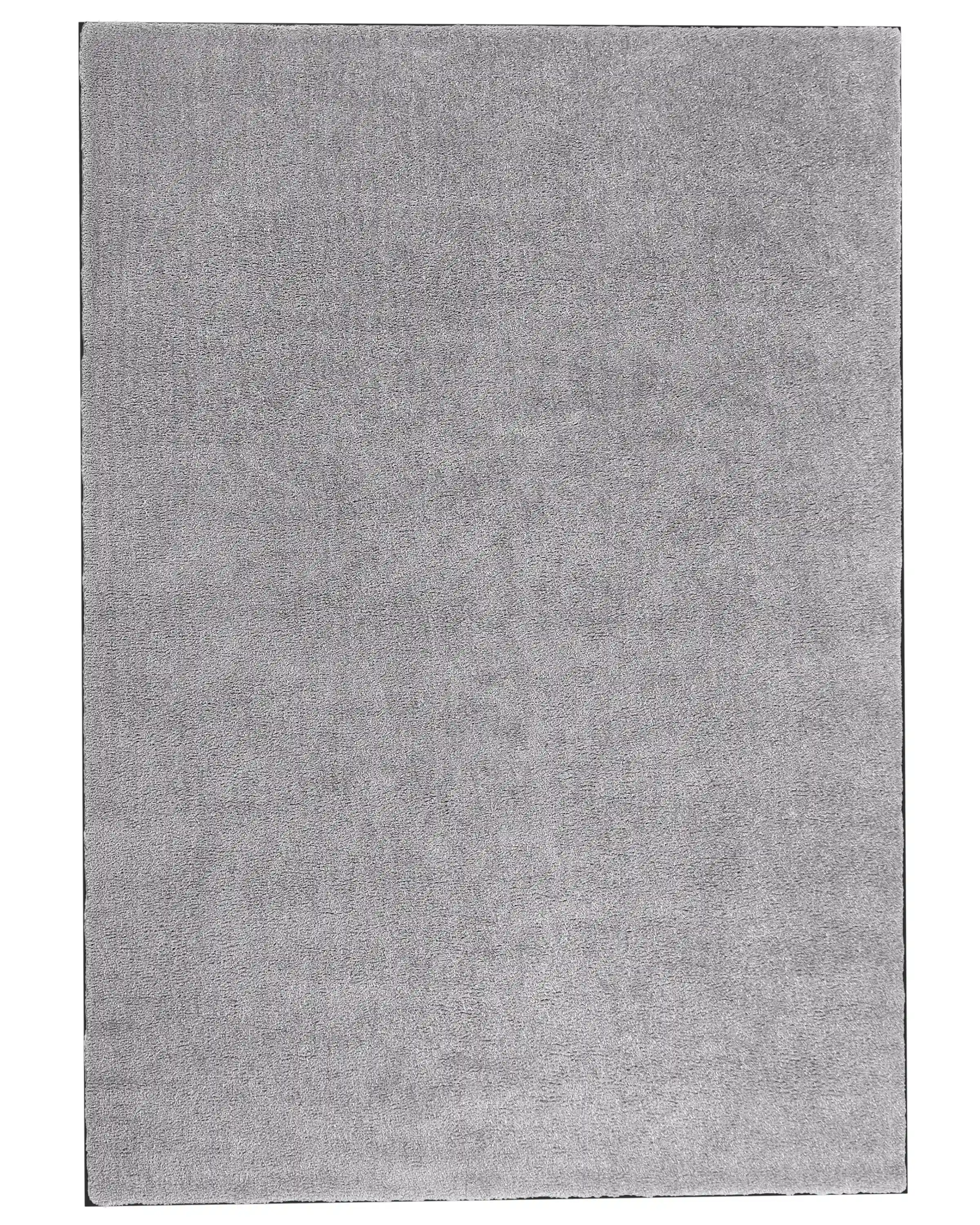 Alfombra de pelo largo DEMRE Gris claro 160 x 230 cm
