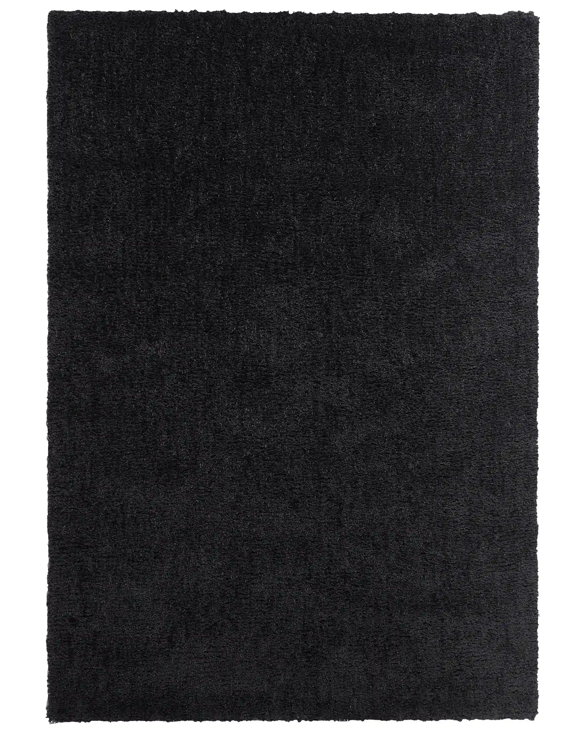 Alfombra de pelo largo DEMRE Negro 160 x 230 cm