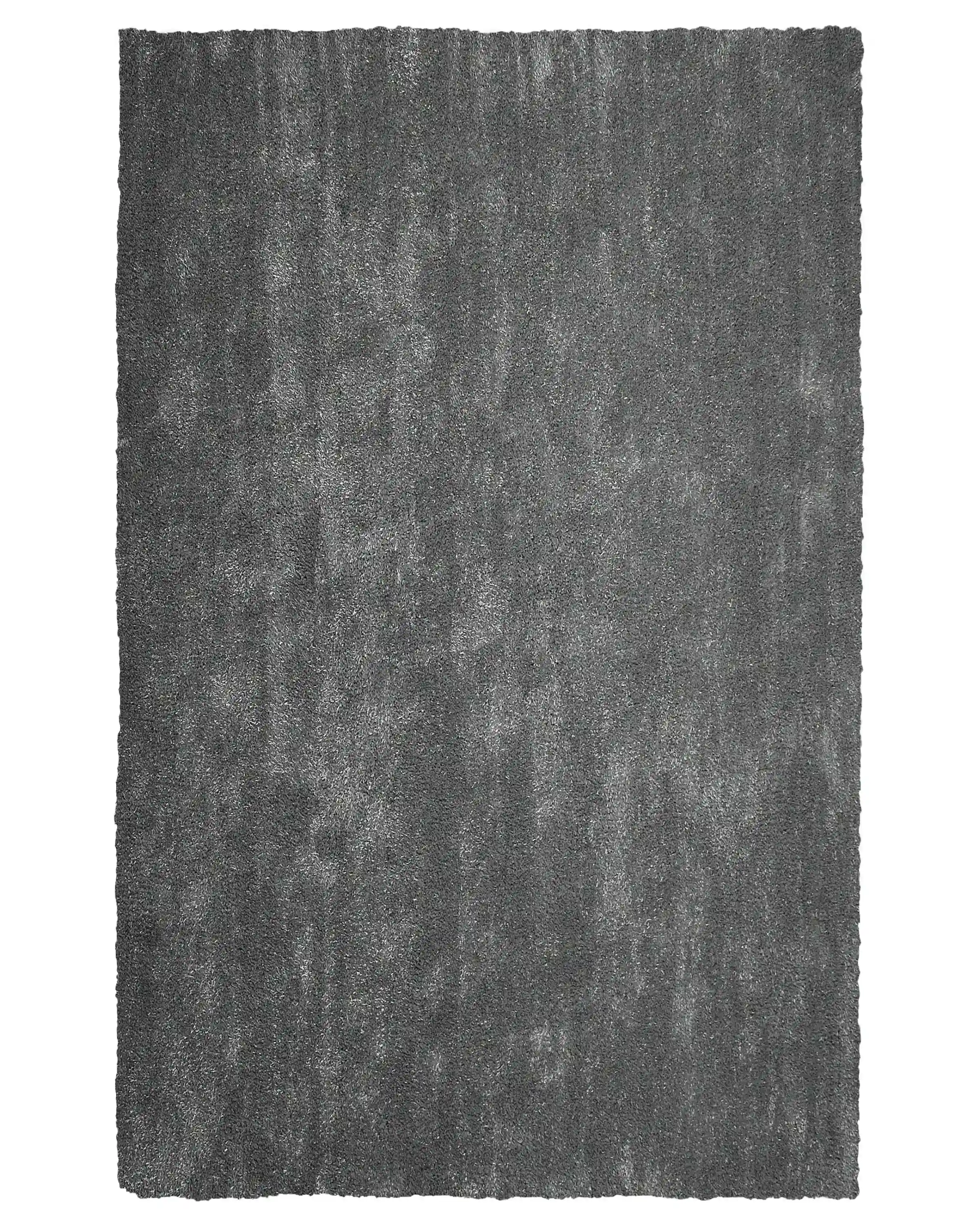 Alfombra de pelo largo DEMRE Gris oscuro 200 x 300 cm