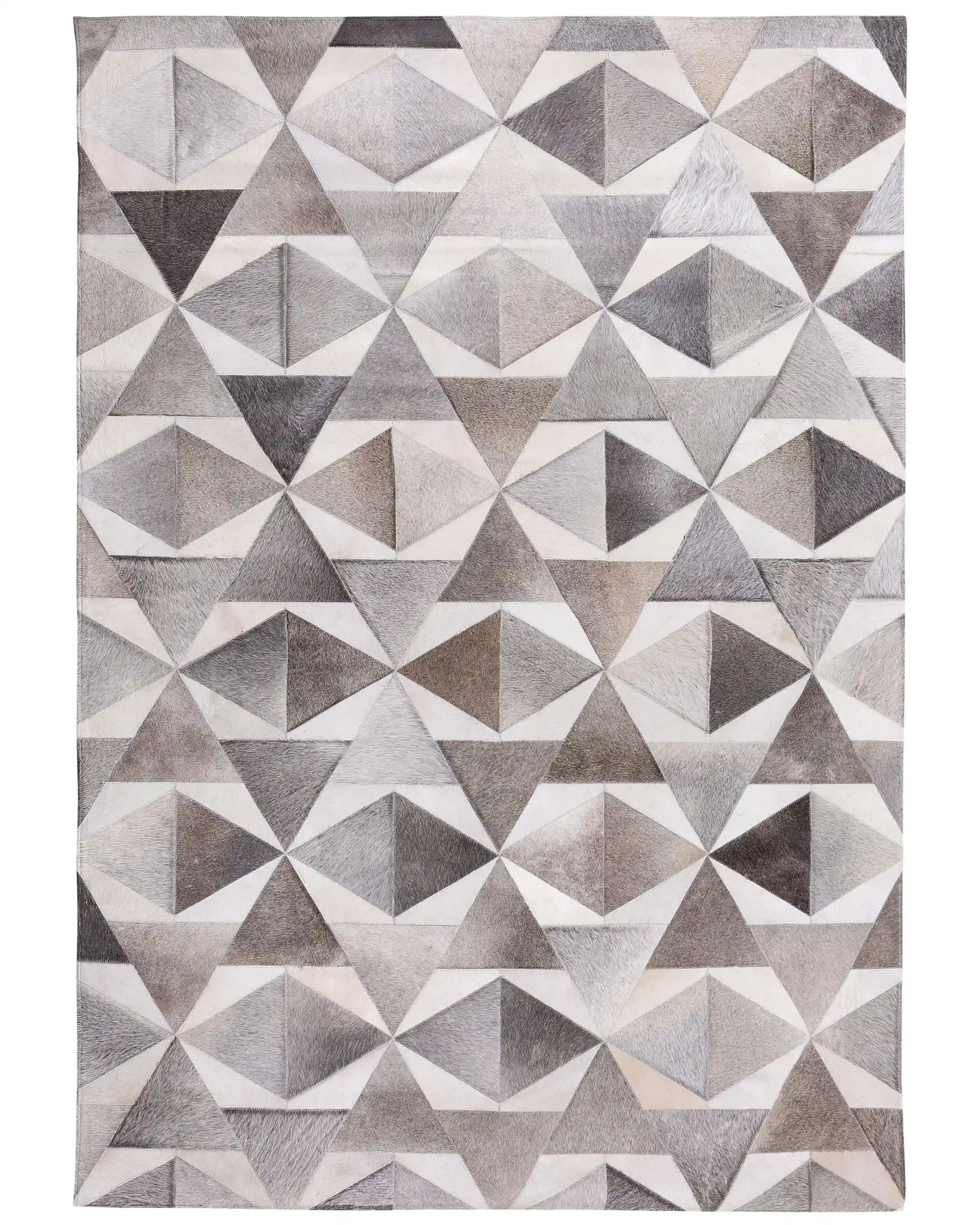 Alfombra ALAKA Gris 160 x 230 cm Piel