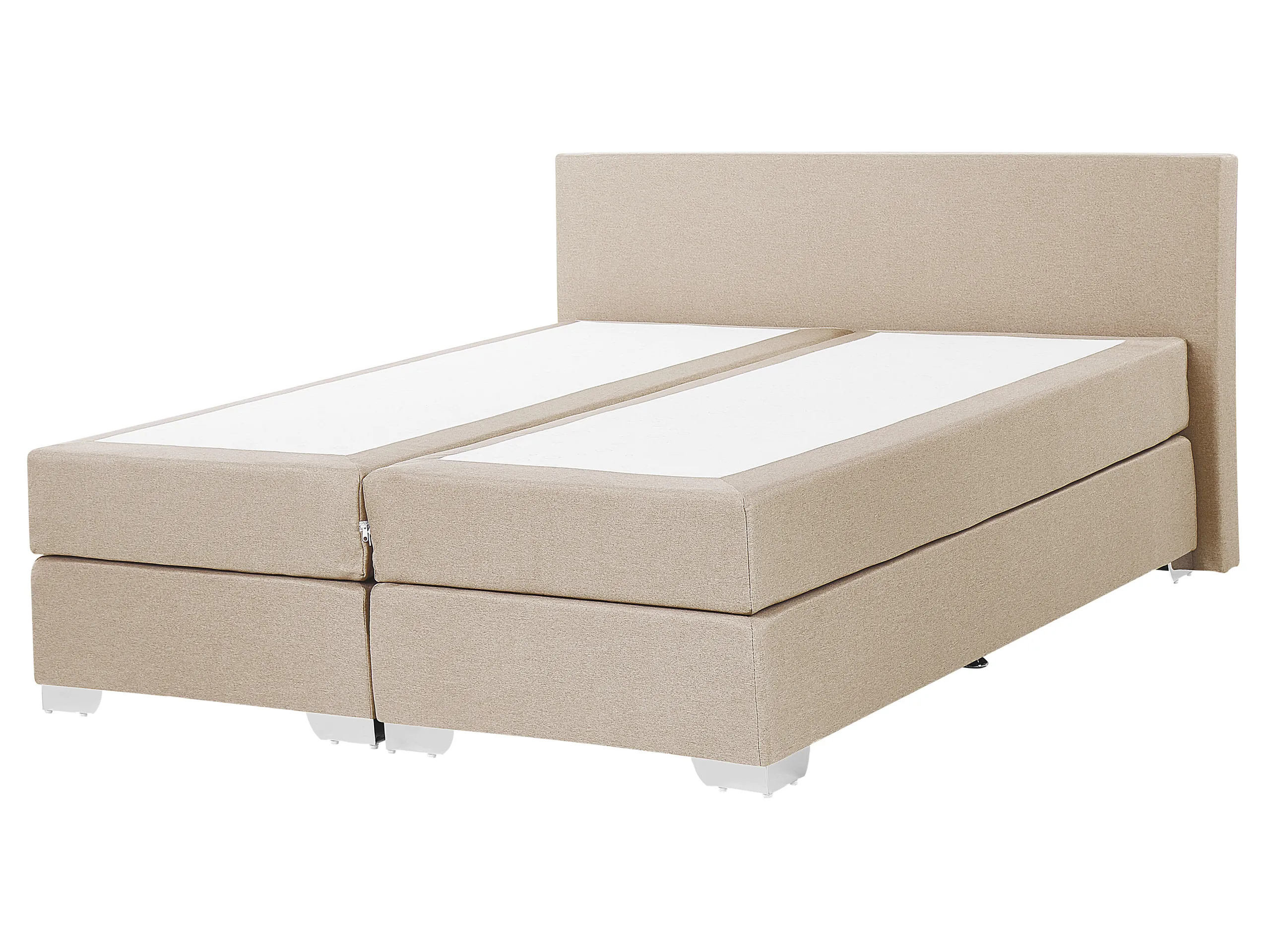 Cama continental Tela PRESIDENT 160 x 200 cm Beige